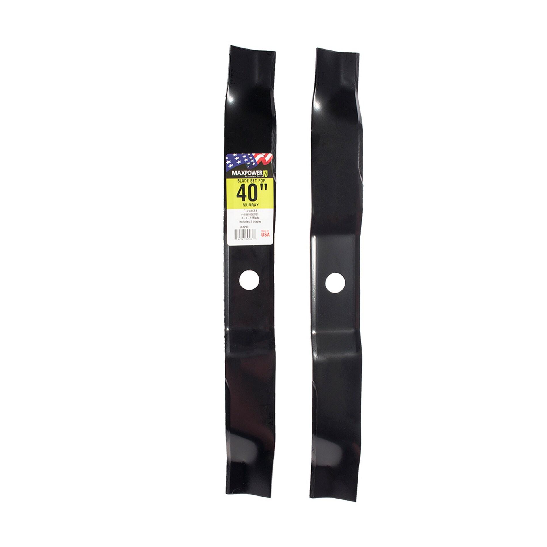 for Murray #'s 56251E701  Multcher Mower Blades 40" Cut Takes 2 blades 
