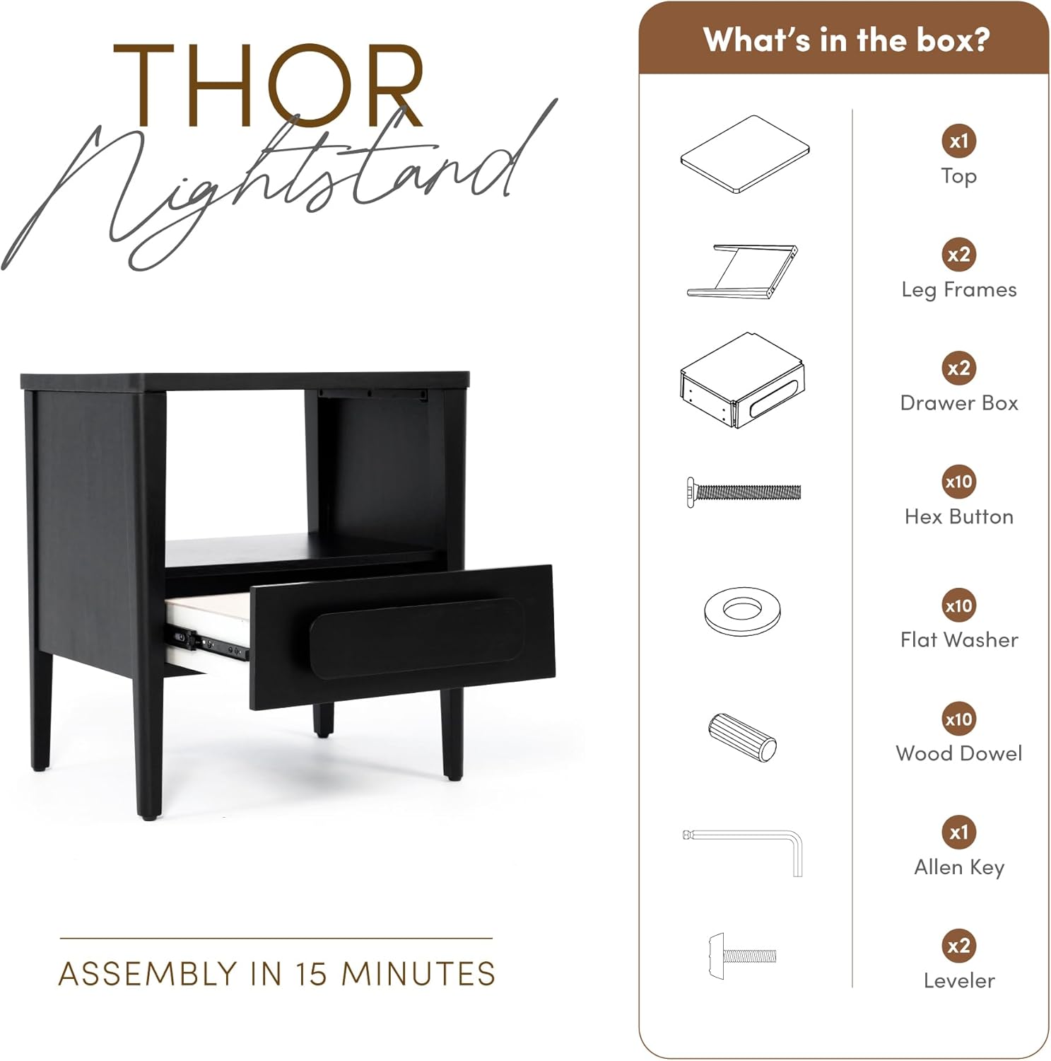 Allforwood 310010 nightstands - View #11
