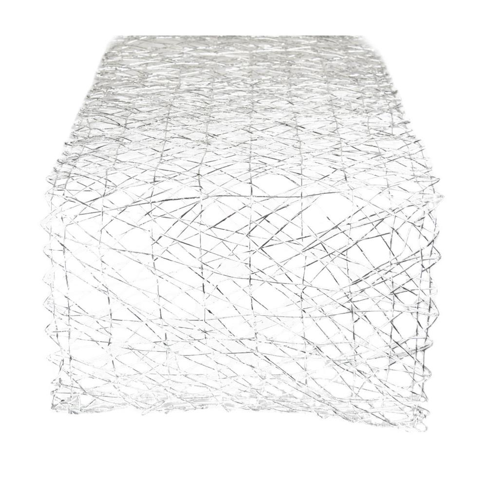 DII Silver Table Runner, 14-in x 72-in - Perfect for Elegant Dinner ...