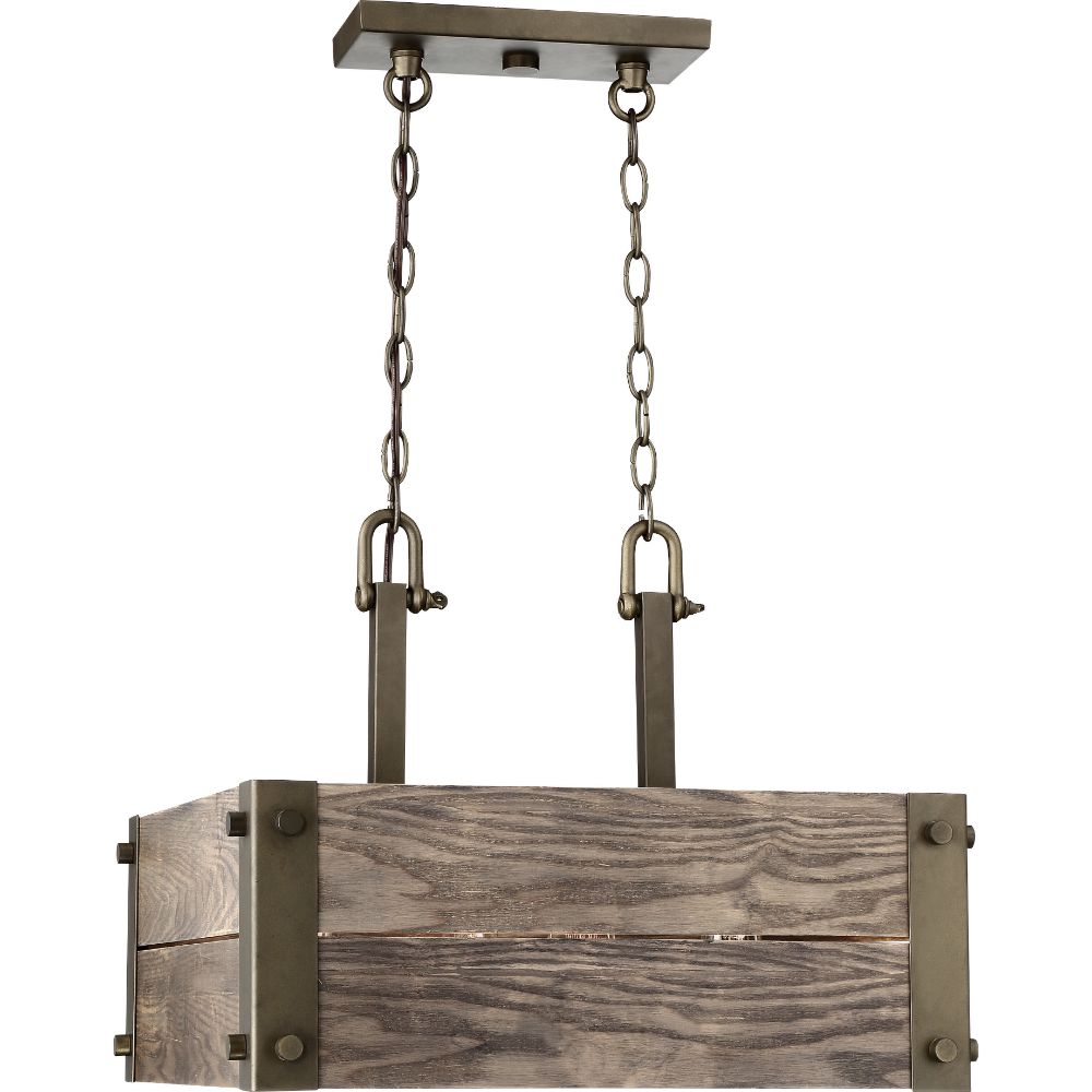 4 Light Bronze Transitional Drum Hanging Pendant Light At Lowes Com   12057980 