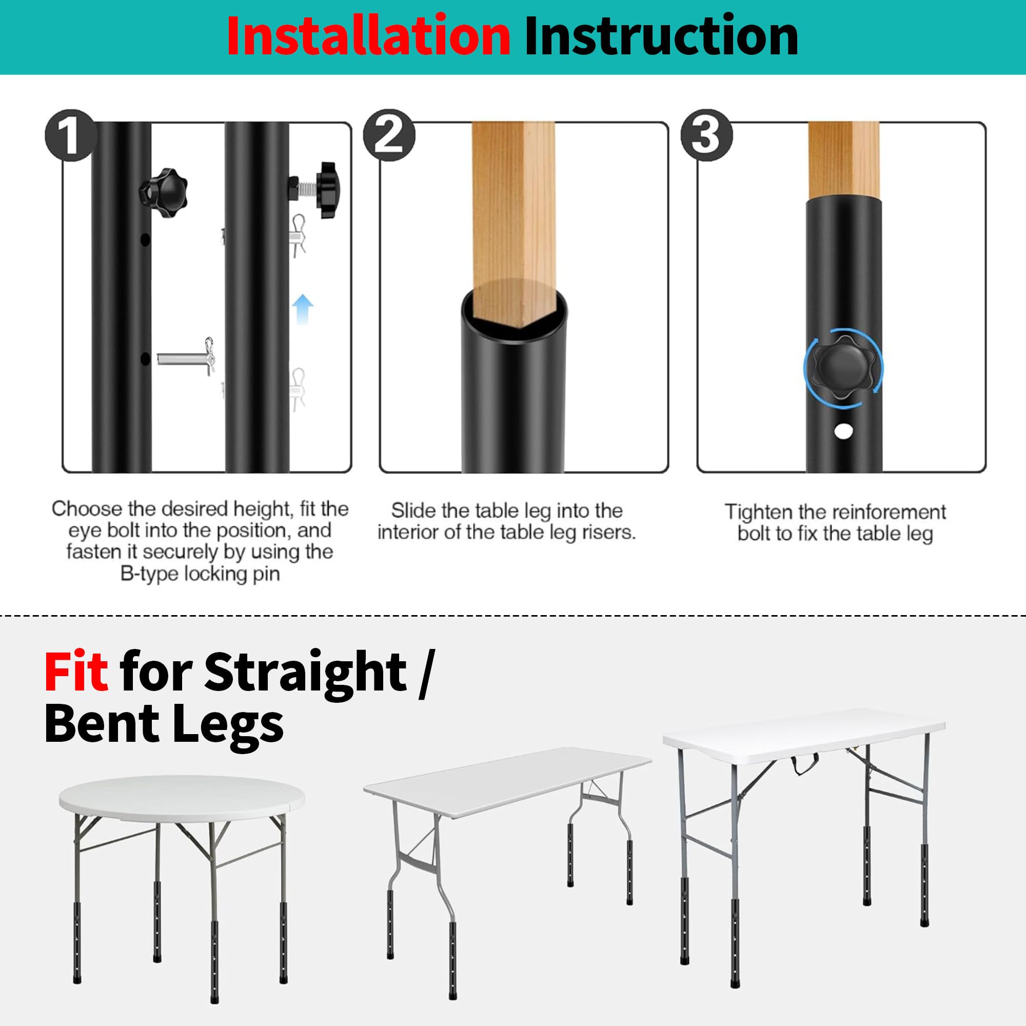 CYIKE LCY0817G331 Table-Leg-Hardware - View #8