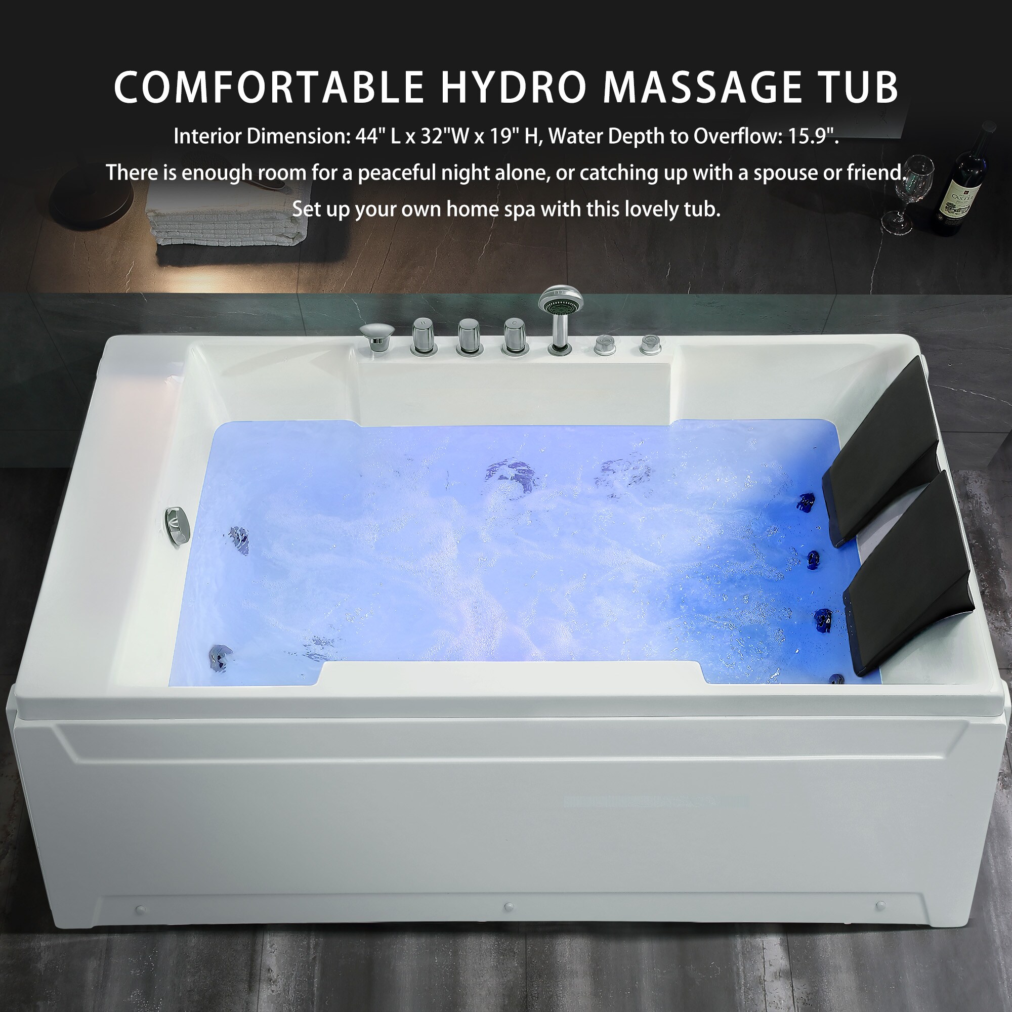 Empava EV-72JT367LED bathtubs - View #6