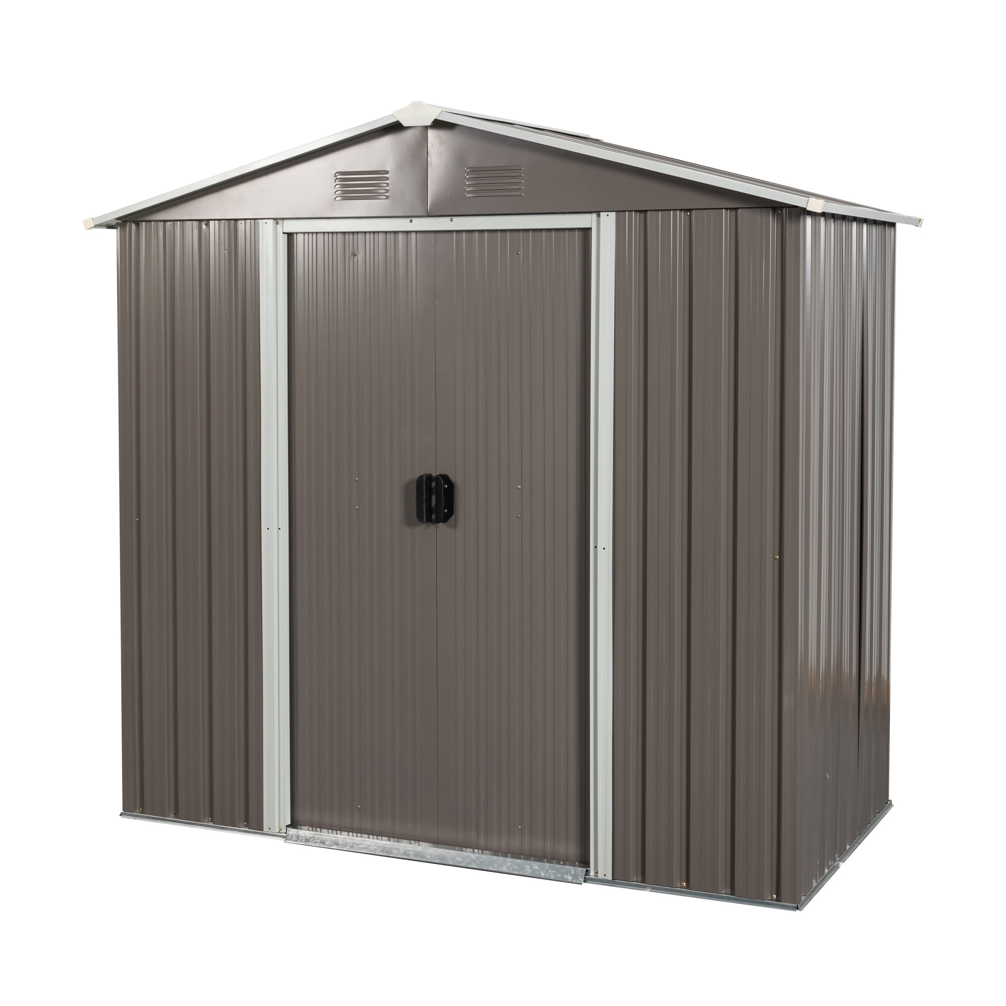 Clihome CL-WC5423GY 4-Feet x 6-Feet Galvanized steel Storage Shed