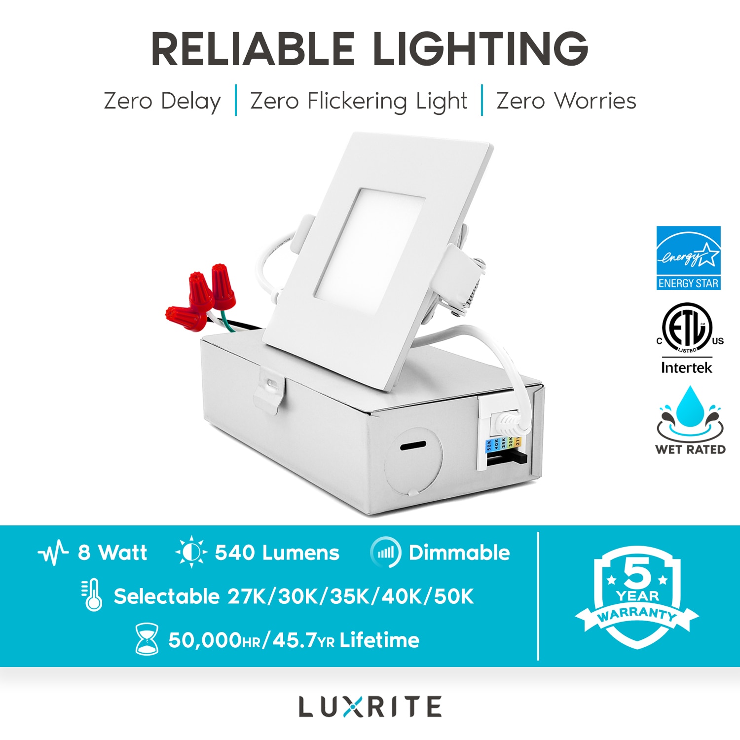 Luxrite LR23754-12PK Led-Retrofit-Downlight - View #8