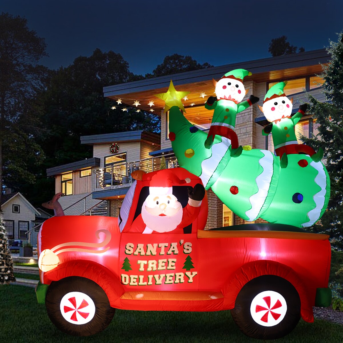 LuxenHome WHIN1387 Christmas-Inflatables - View #3