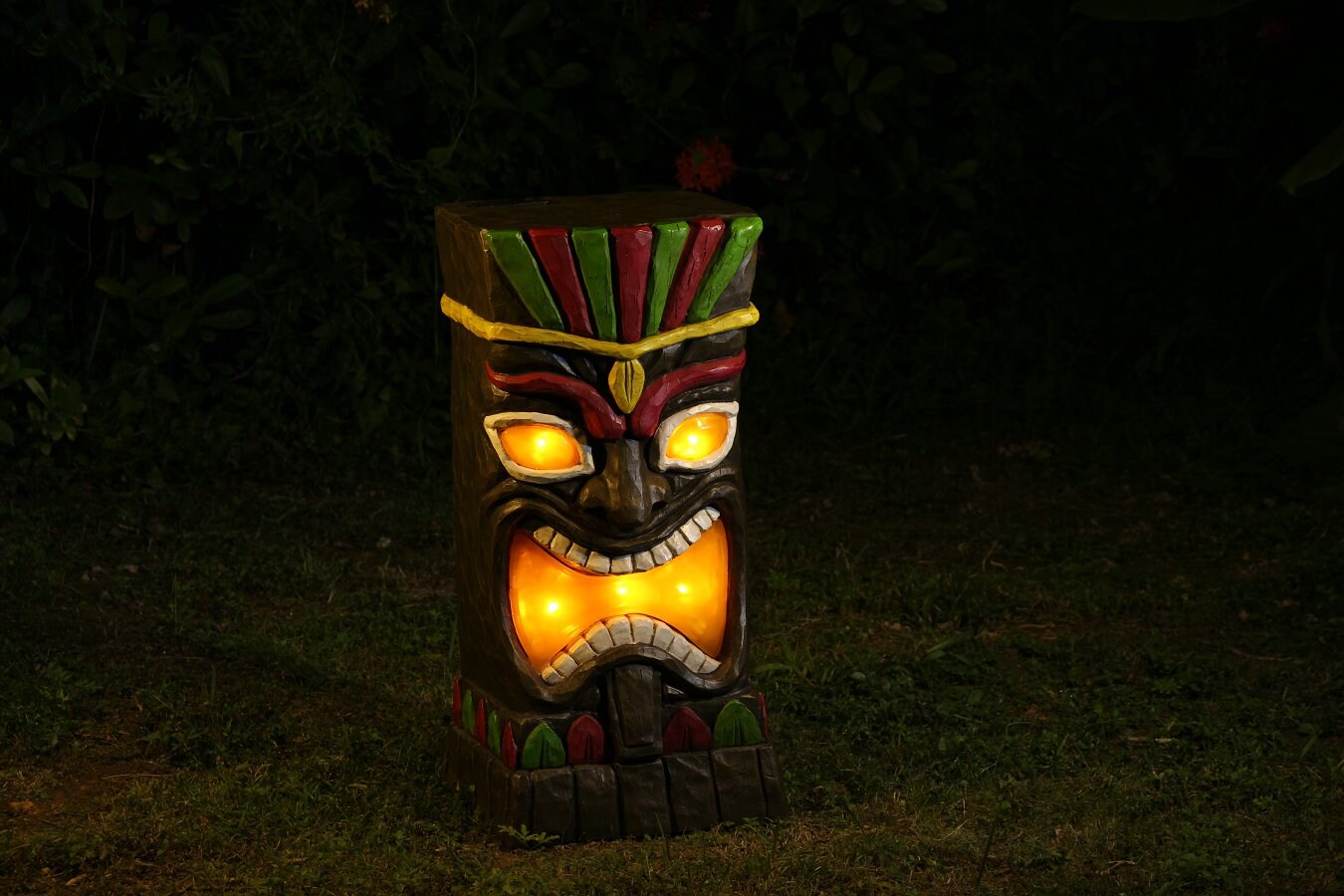 Garden Treasures 23-in H x 10.75-in W Tiki Garden Statue at Lowes.com