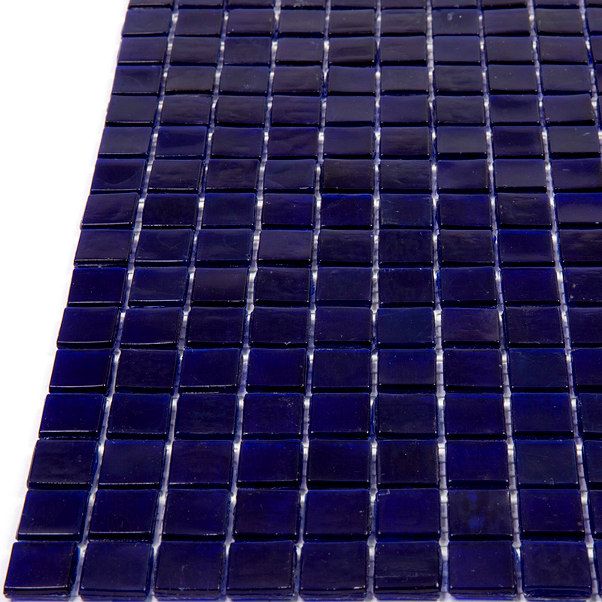 Apollo Tile Skosh Indigo Blue 11-1/2-in x 11-1/2-in Glossy Glass Uniform Squares Floor and Wall Tile (18.69-sq. ft/ Carton)
