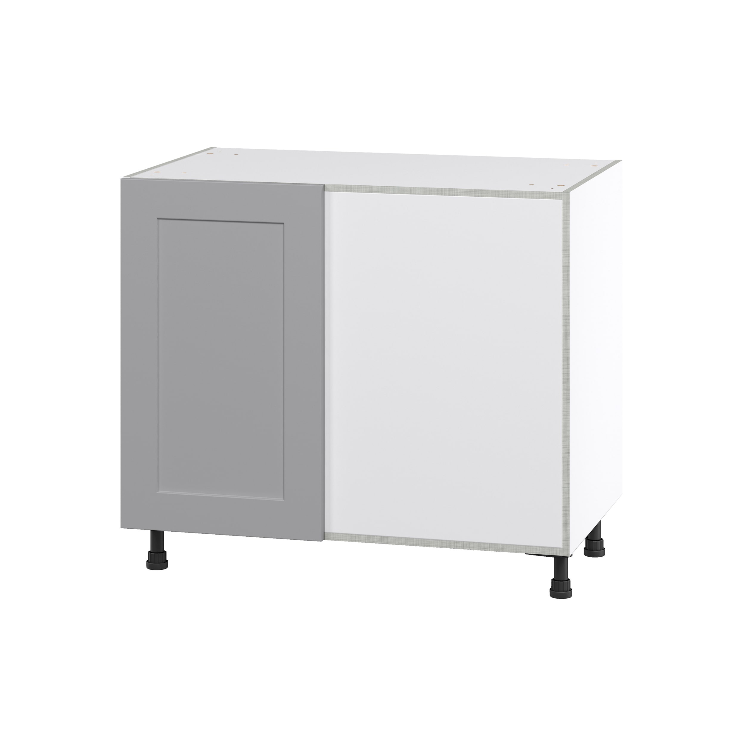 Hugo&Borg DSBBCR39-BM Beaumont 39-in W x 34.5-in H x 24-in D Slate Gray Blind Blind Base Fully assembled Cabinet (Flat Panel Shaker)