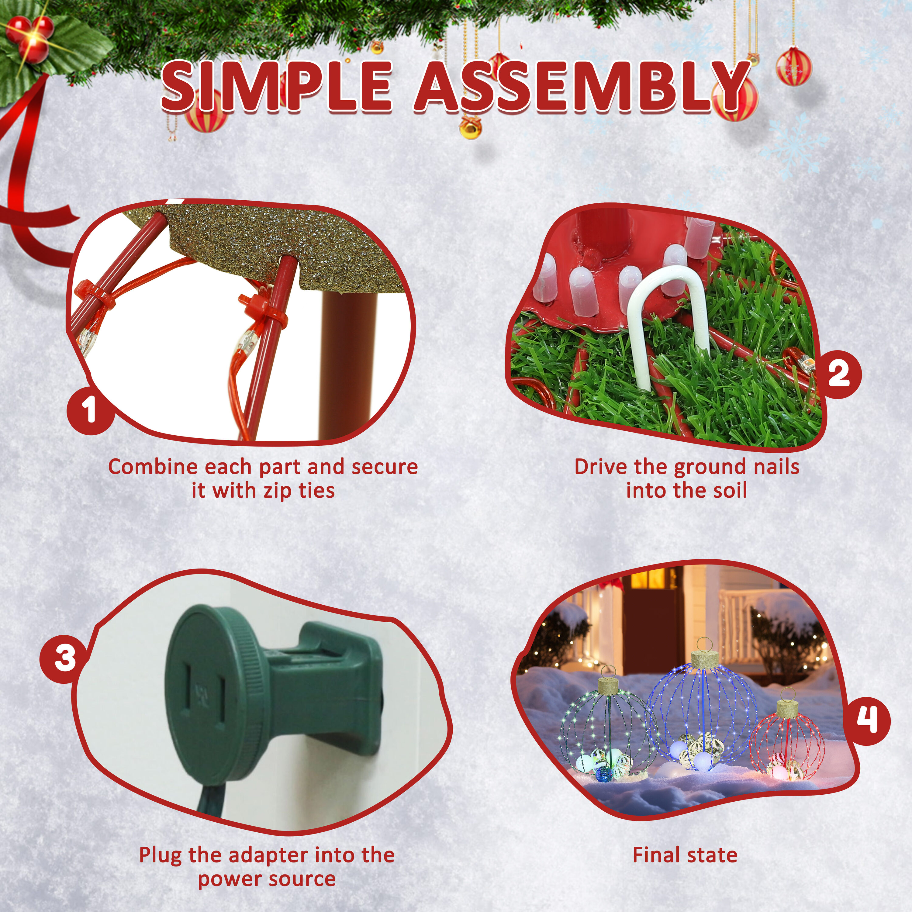 VEIKOUS PG0403-D5 Outdoor-Christmas-Decor - View #8