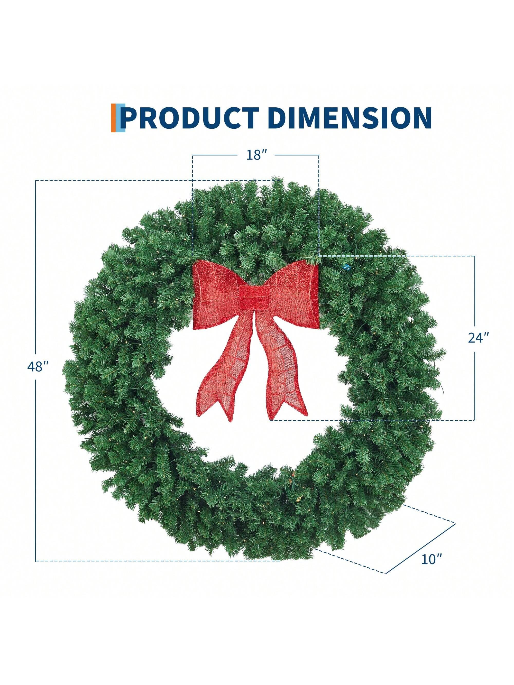 Qeetex DSDS-W6F91699 Artificial-Christmas-Wreaths - View #5