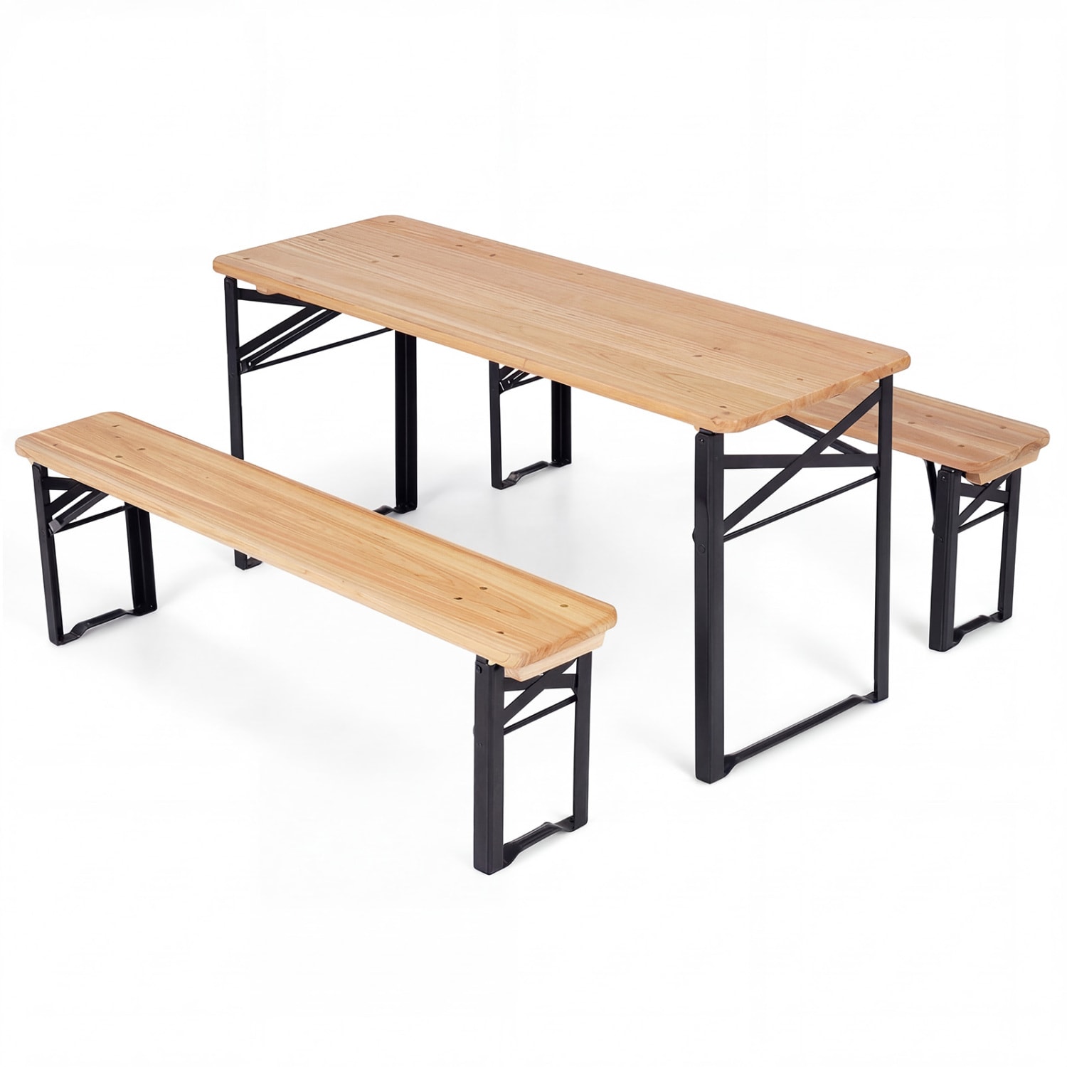 Slickblue - 43.5 inch Kids Picnic Table Set with Bench Seating for Indoor or Covered Patio Use - ...