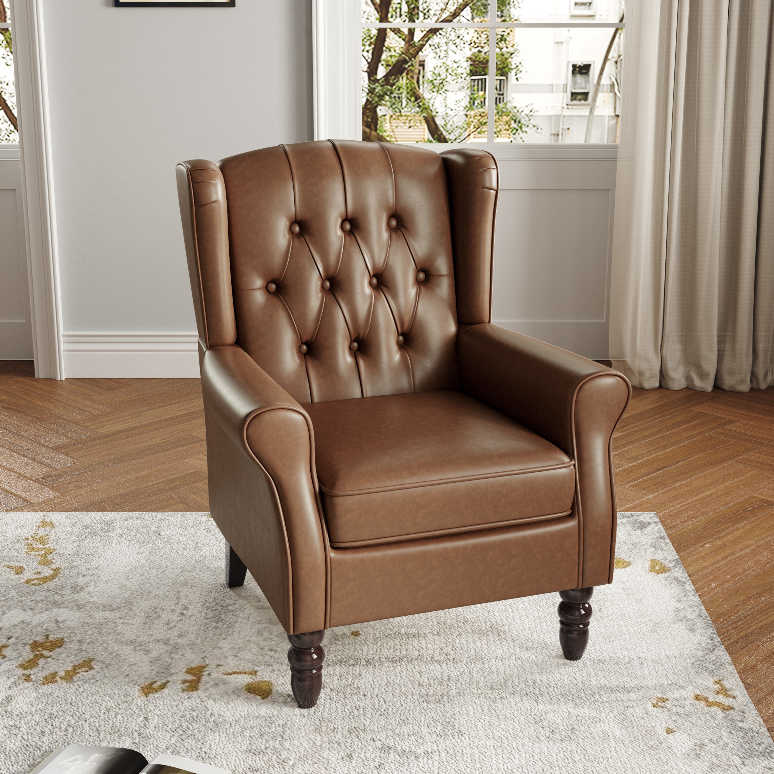 Dreamsidea LS-CH0040-P-BROWN chairs - View #3