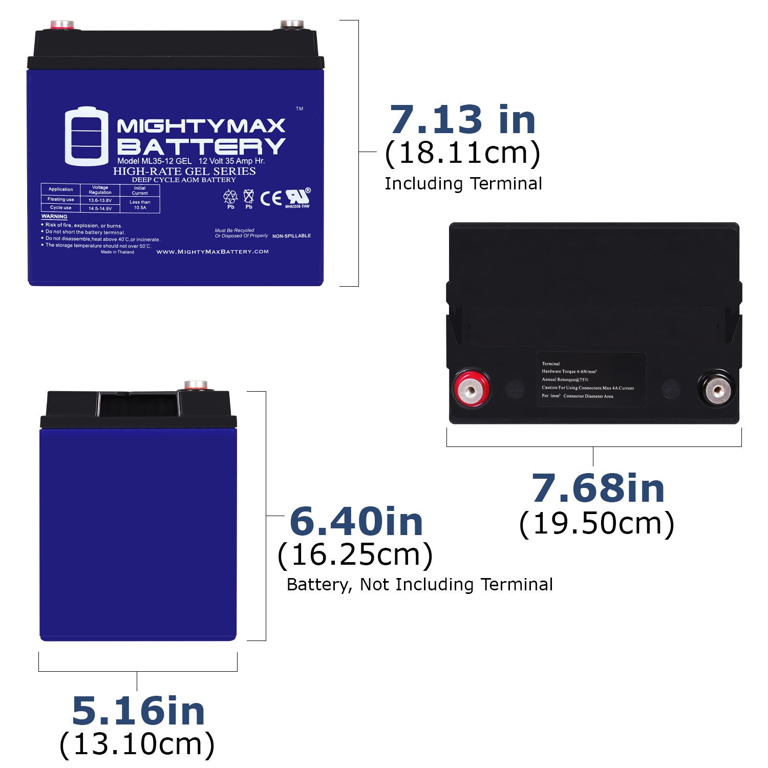 Mighty Max Battery MAX3534671 Device-Replacement-Batteries - View #3