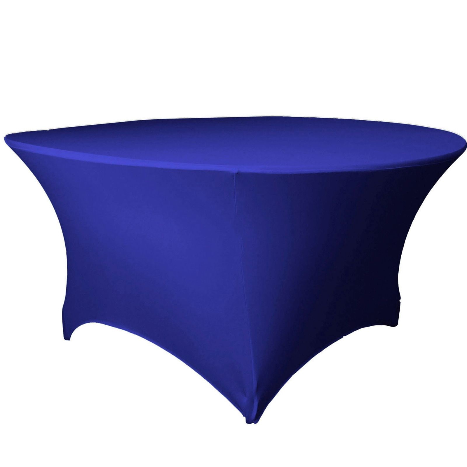 Fitted Indoor and Outdoor Spandex Table Cover for 60 Inch Round x 30 Inch High Round Table with Stretch Fit Design Multiple Color Options