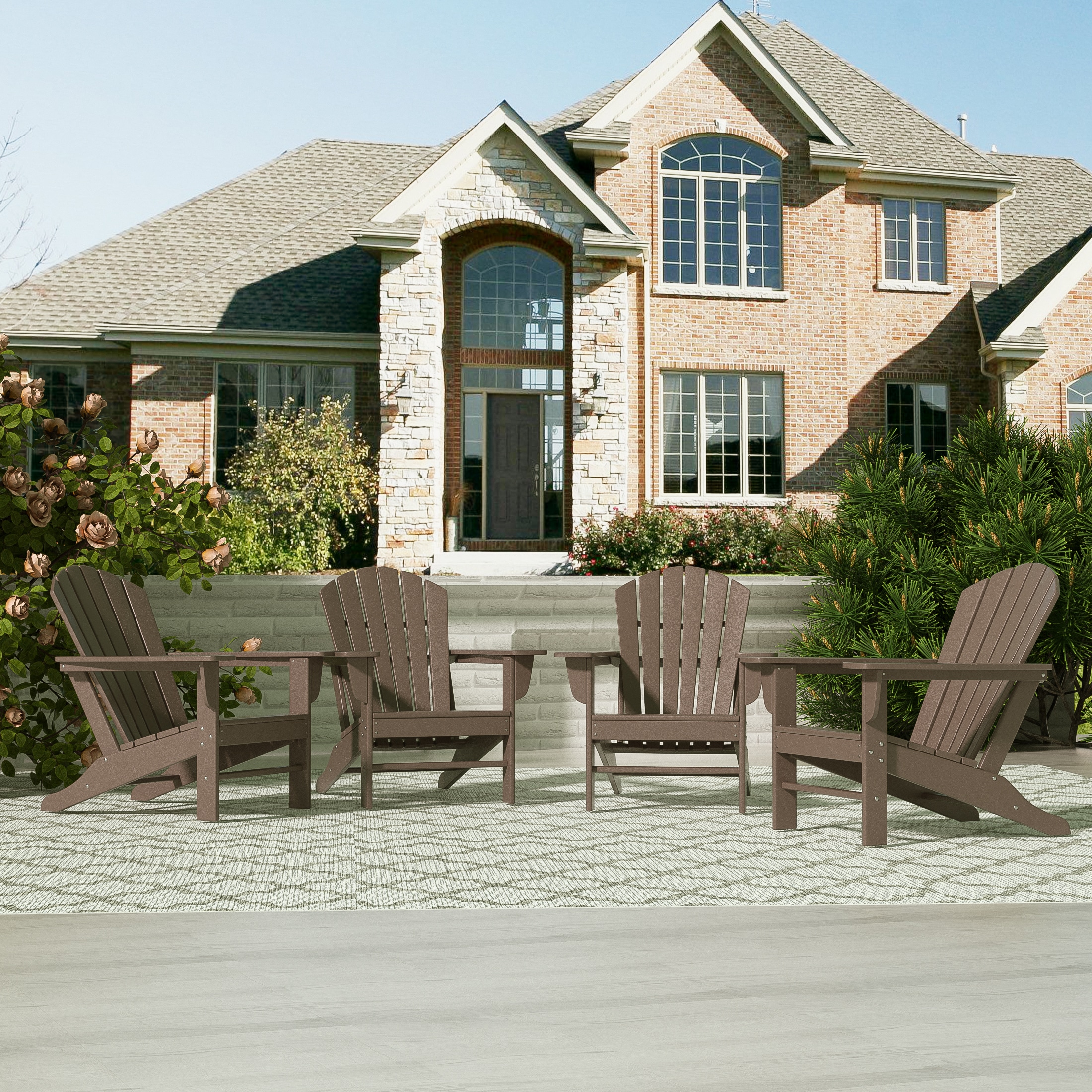 Westin Furniture OP6001-DKBR-4 Patio-Chairs - View #2