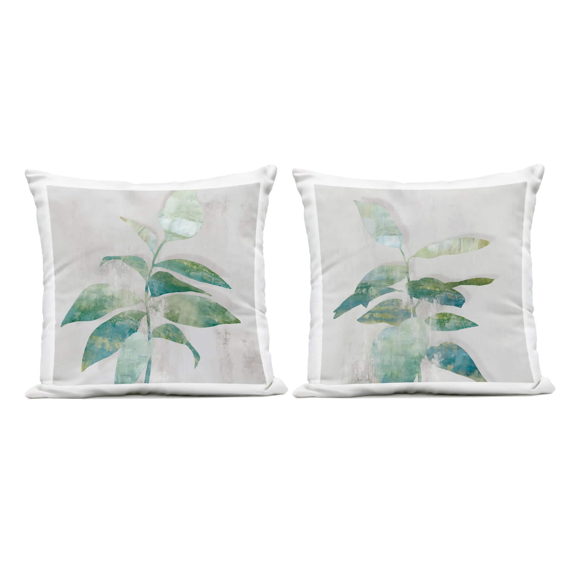 Stupell Industries Rustic Minimal Blooms 2 Piece Outdoor Printed Pillow ...