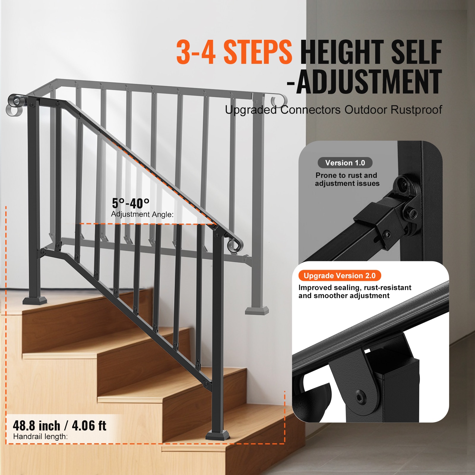 VEVOR SCBPXGMDZLSL05785V0 railings - View #4