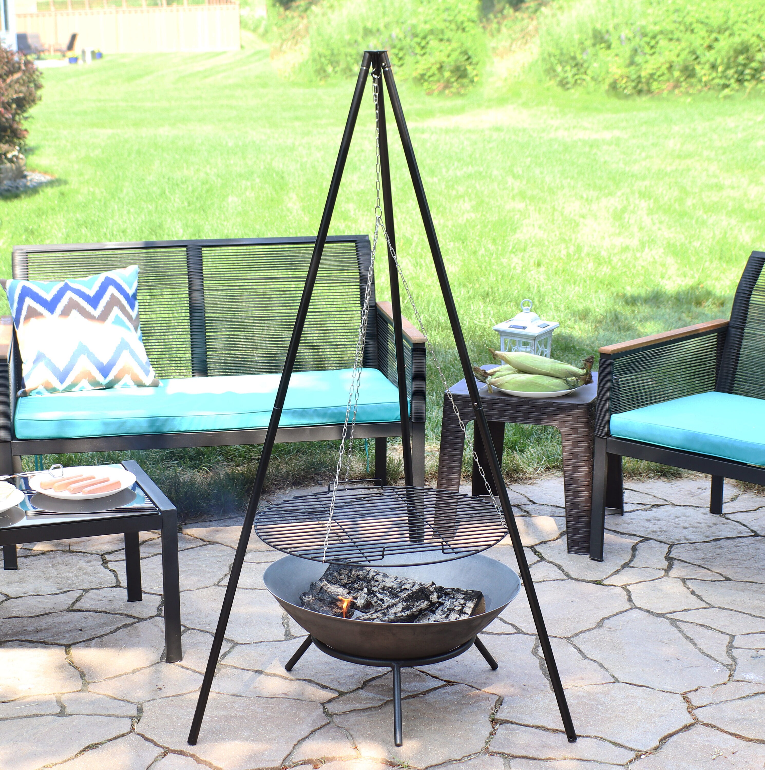 Sunnydaze Decor SM-TP22 Gas-Grill-Cookgrates-Warmracks - View #7