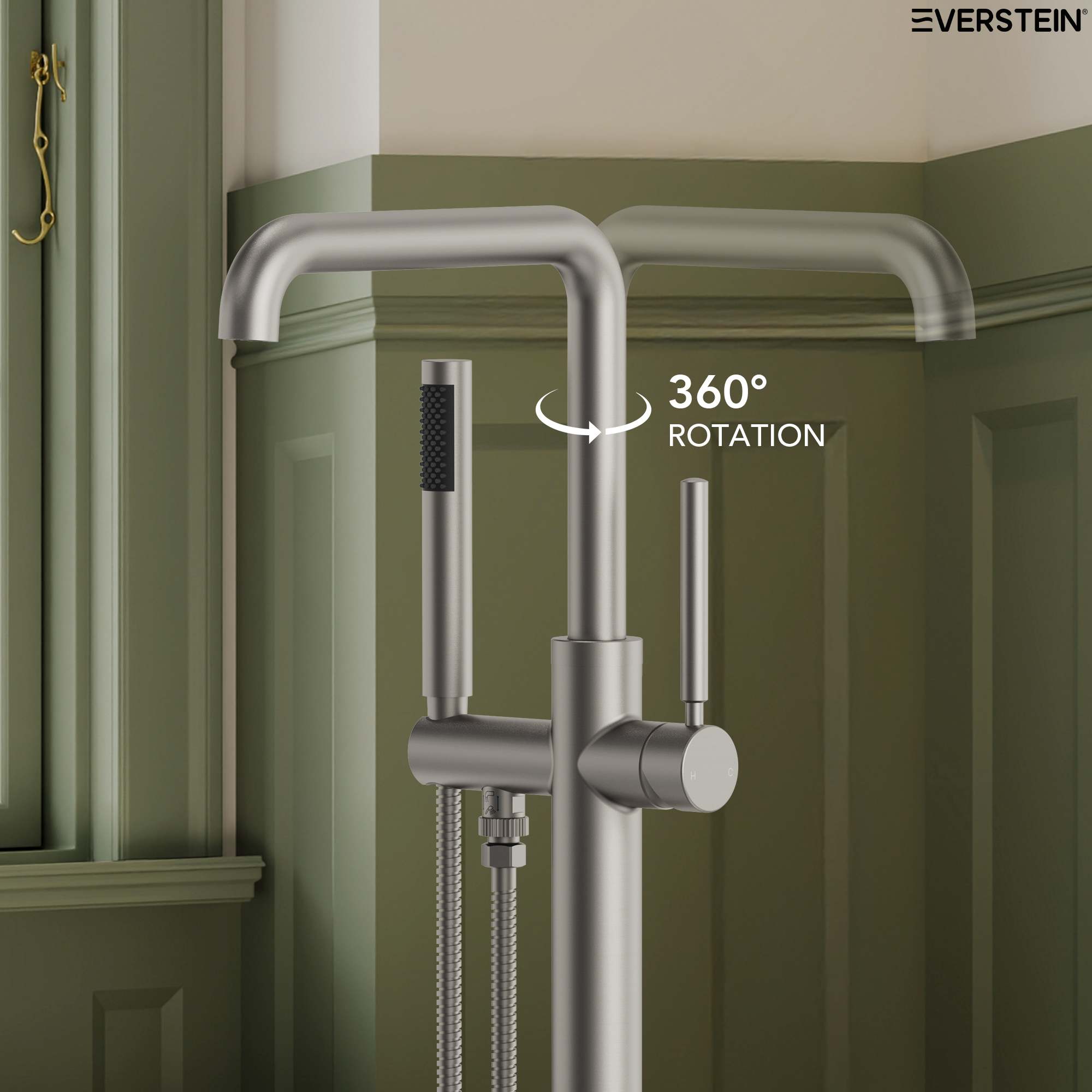 EVERSTEIN SFS-1155-NK Roman-Tub-Faucets - View #11