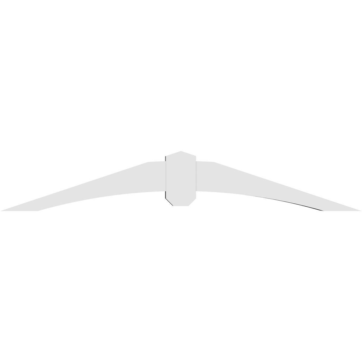 Ekena Millwork GBP048X08X0404ARC00 Exterior-Brackets-Braces - View #4