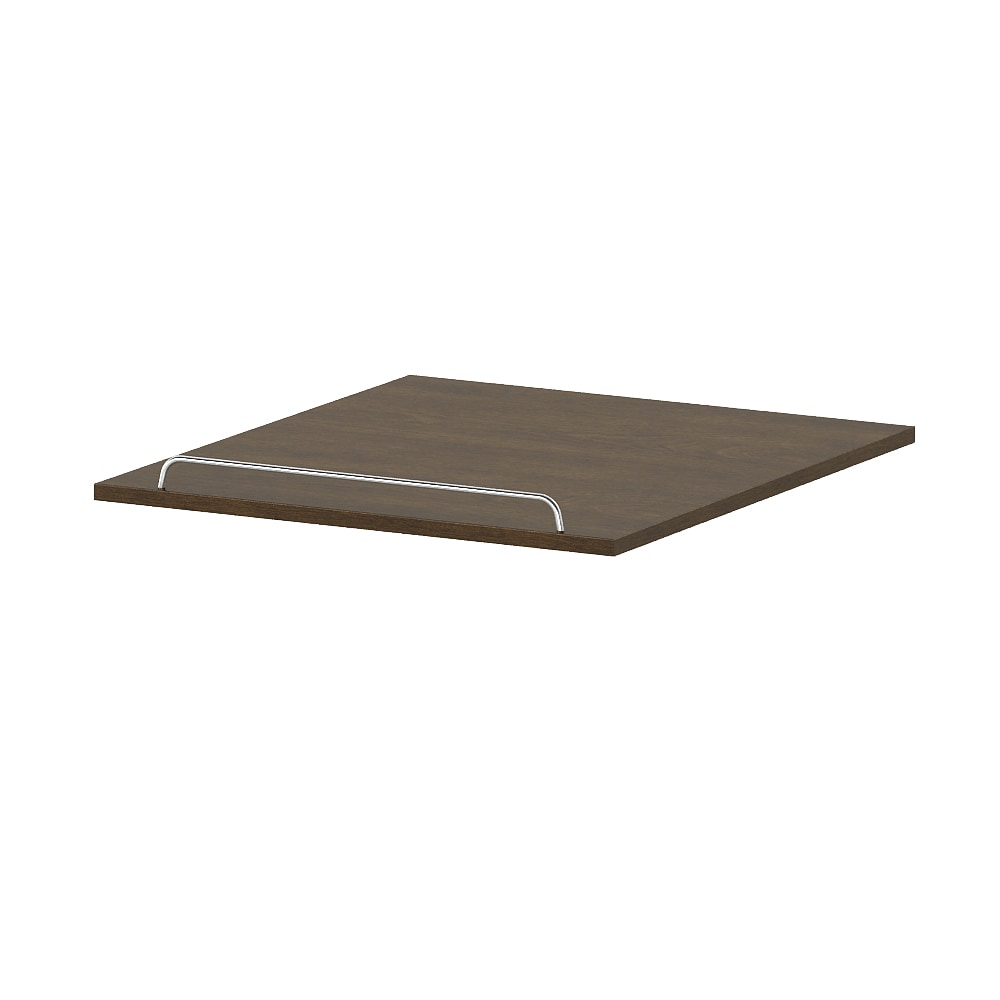 allen + roth LWSSSJ 21.5-in x 14.5-in D Java Solid Shelving Wood closet shelf