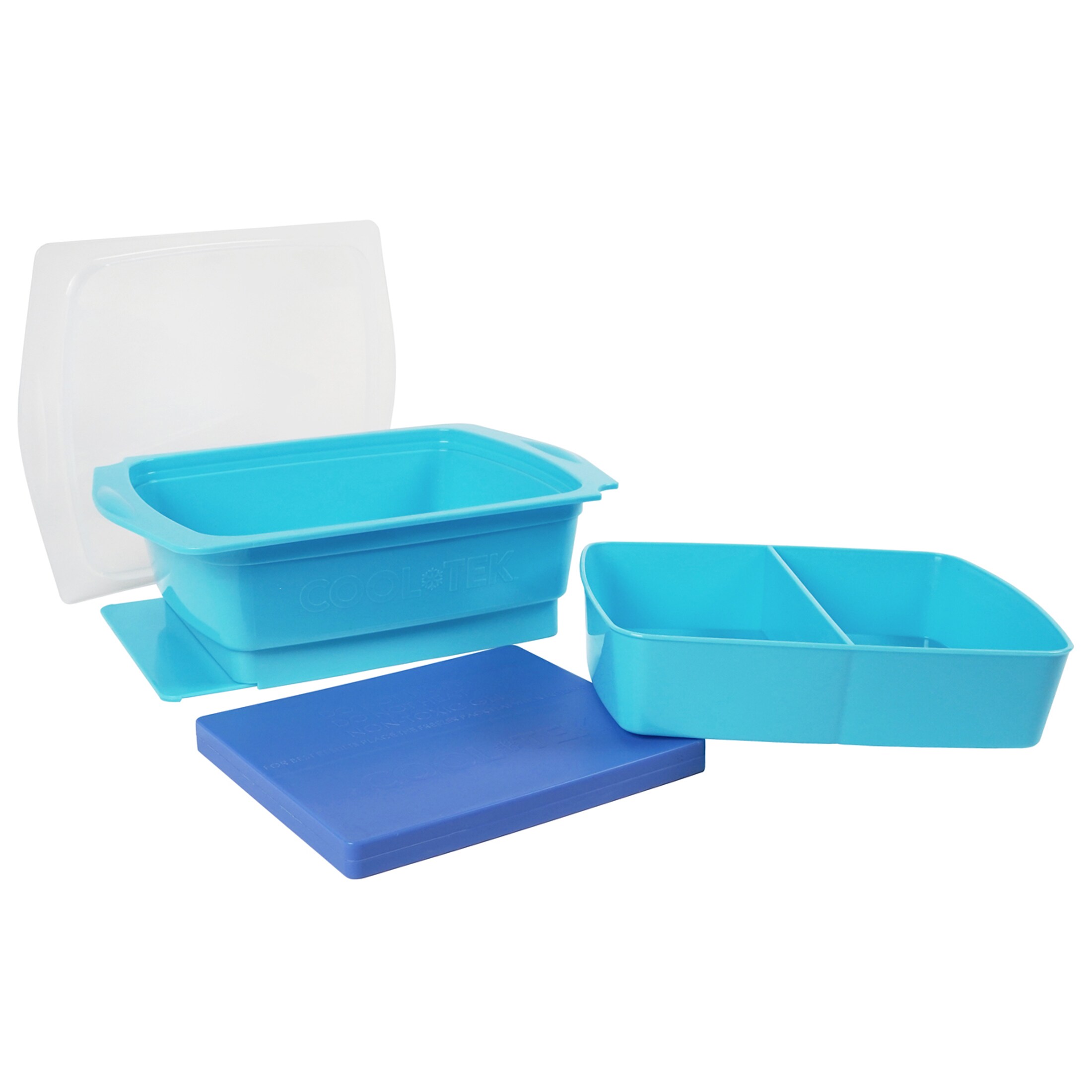 Fridgemate Divided Meal Prep Containers 4 Pack