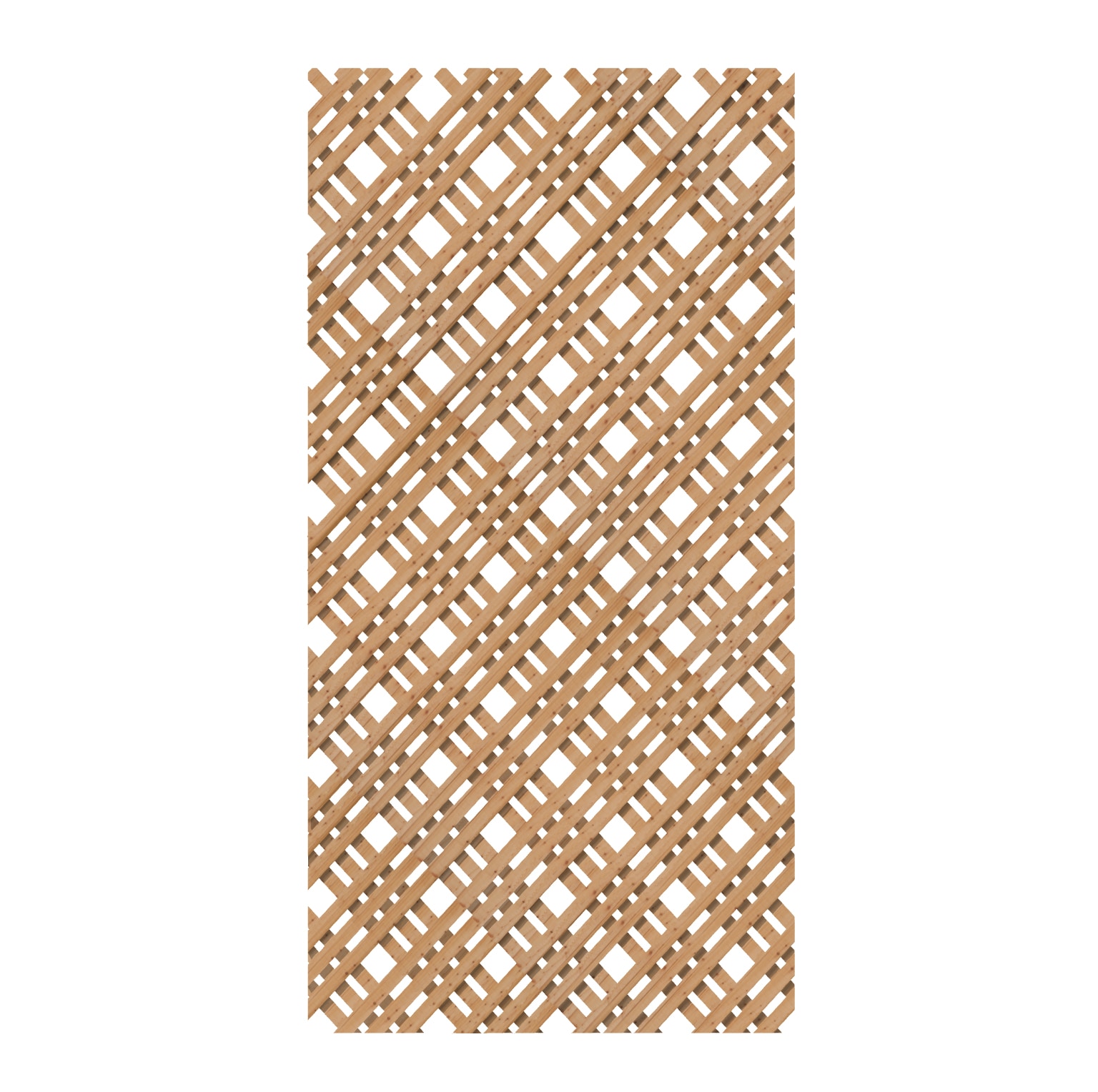 Origin 21 838724 48-in x 7-ft Cedar Cedar Wood Privacy Lattice
