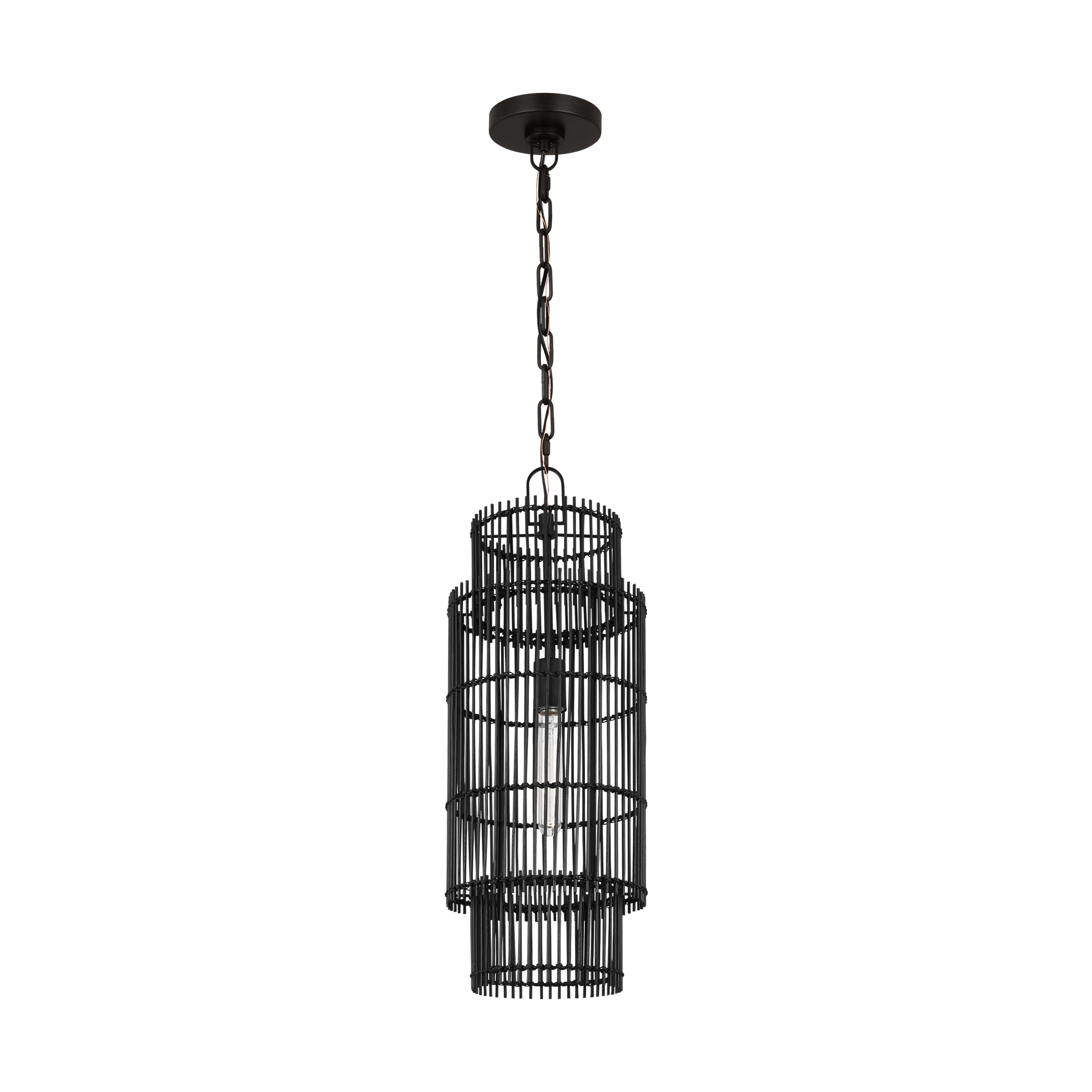ED by Ellen DeGeneres EP1411AI Elio 1 -Light Gray Transitional For Use in Dining Rooms, Foyers, Living Rooms Chandelier