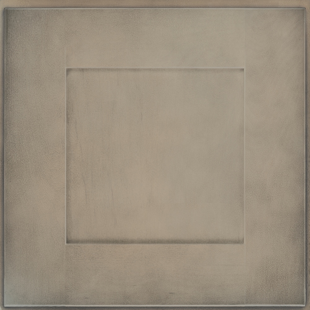 KraftMaid RDCDS.AB2O2,H17O Durham 14.625-Inches W x 14.625-Inches H Translucent Monument Grey Stained Oak Kitchen Cabinet Sample (Door Sample)