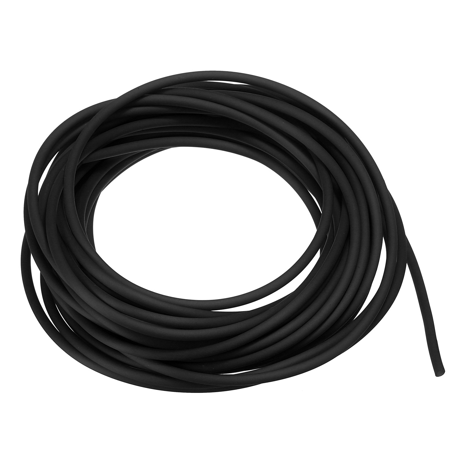 PATIKIL Rubber Cord Tube 16ft Silicone Hollow Tubing 2mm OD 1mm ID for DIY Craft Beading Necklaces Bracelet Black
