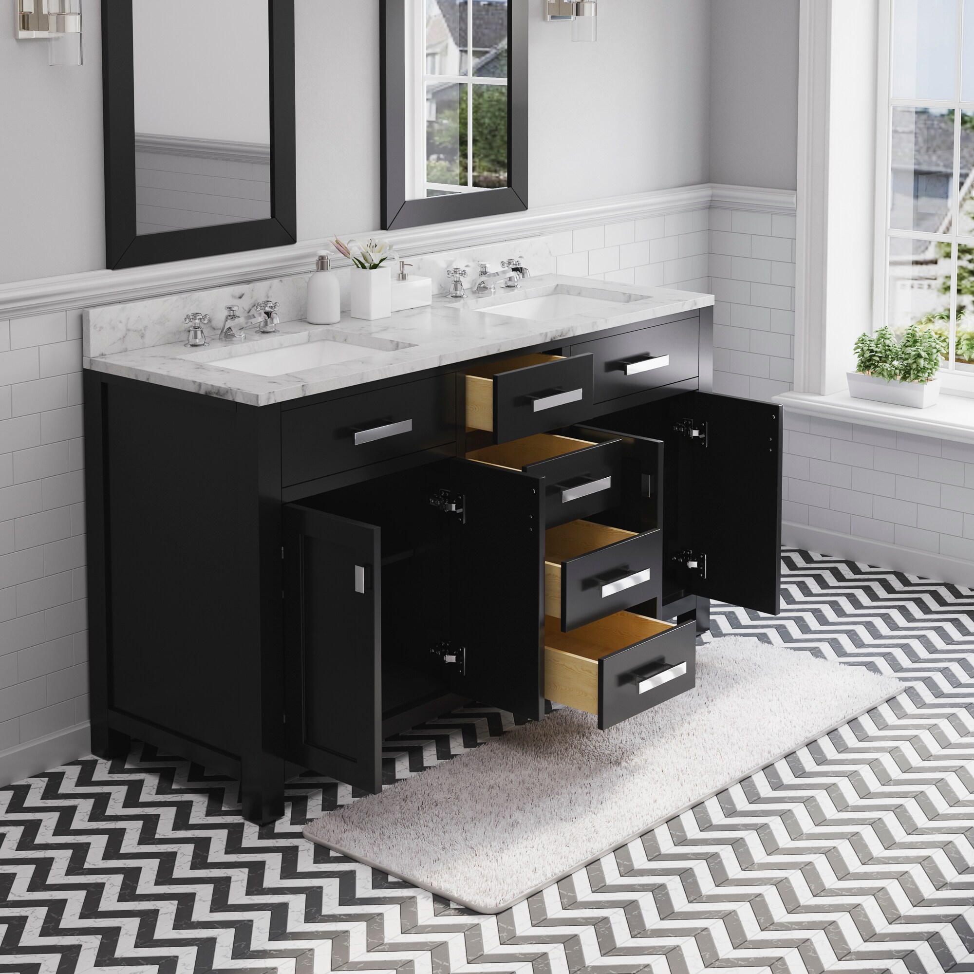 Water Creation MADISON60EC Bath-Vanity-Combo - View #4