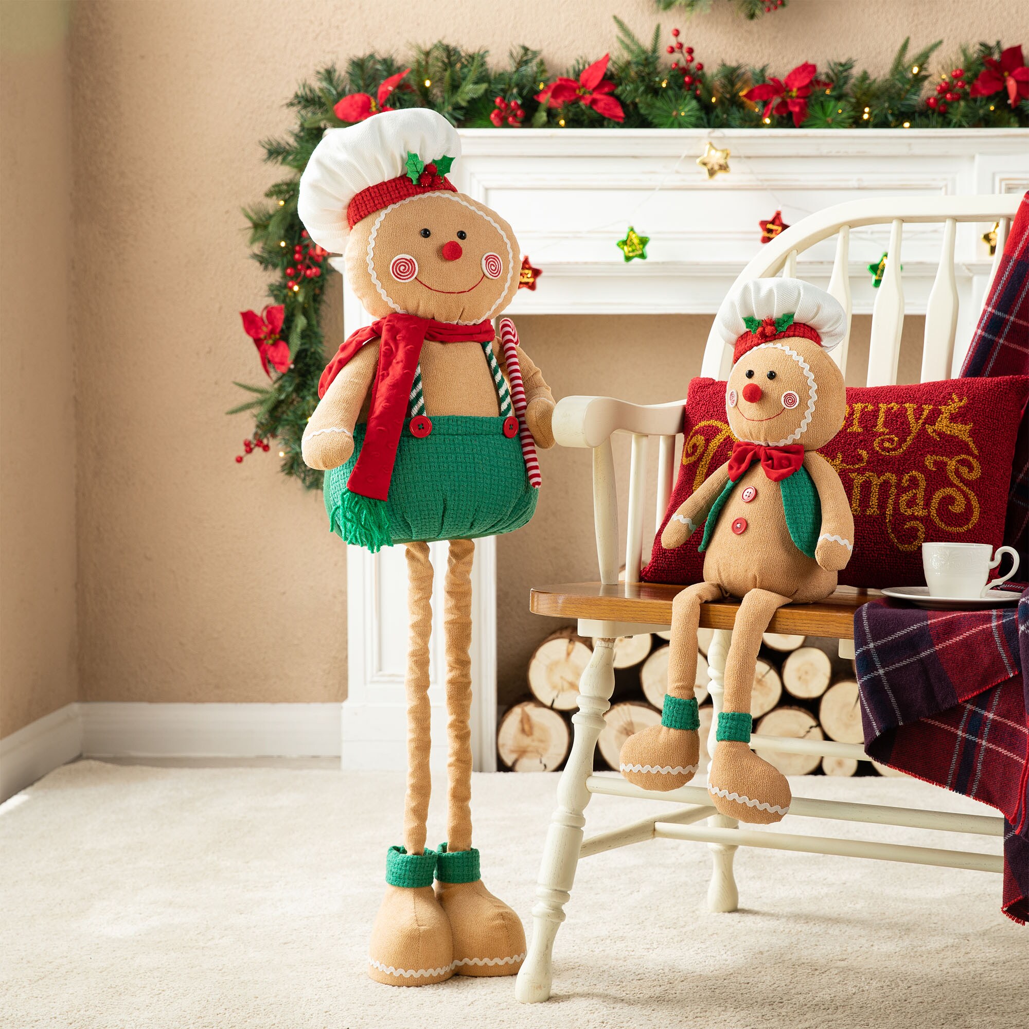 Glitzhome 2040100003 Table-Christmas-Decorations - View #8