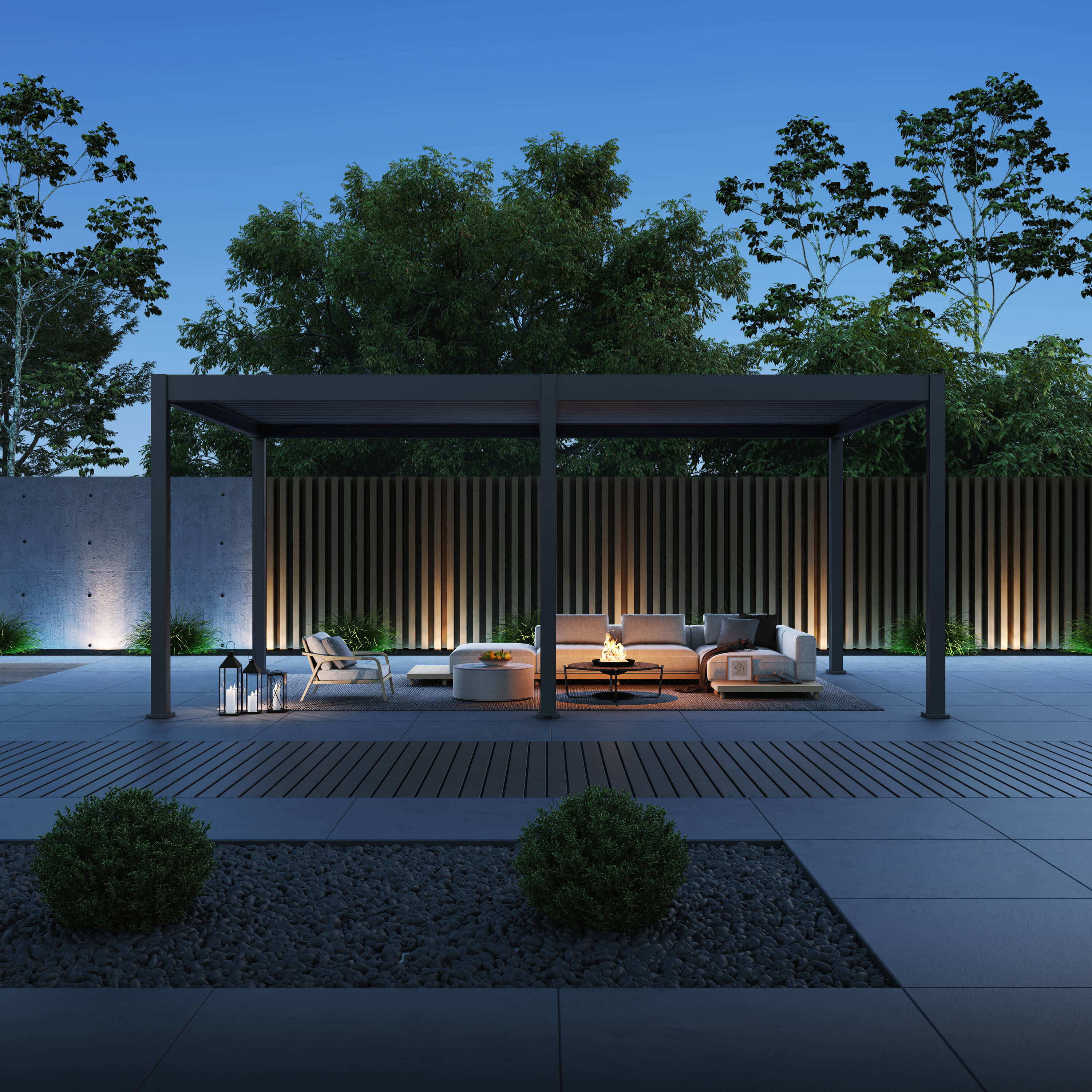 Paragon Outdoor PRGRT - 1220GY Pergolas-2 - View #6
