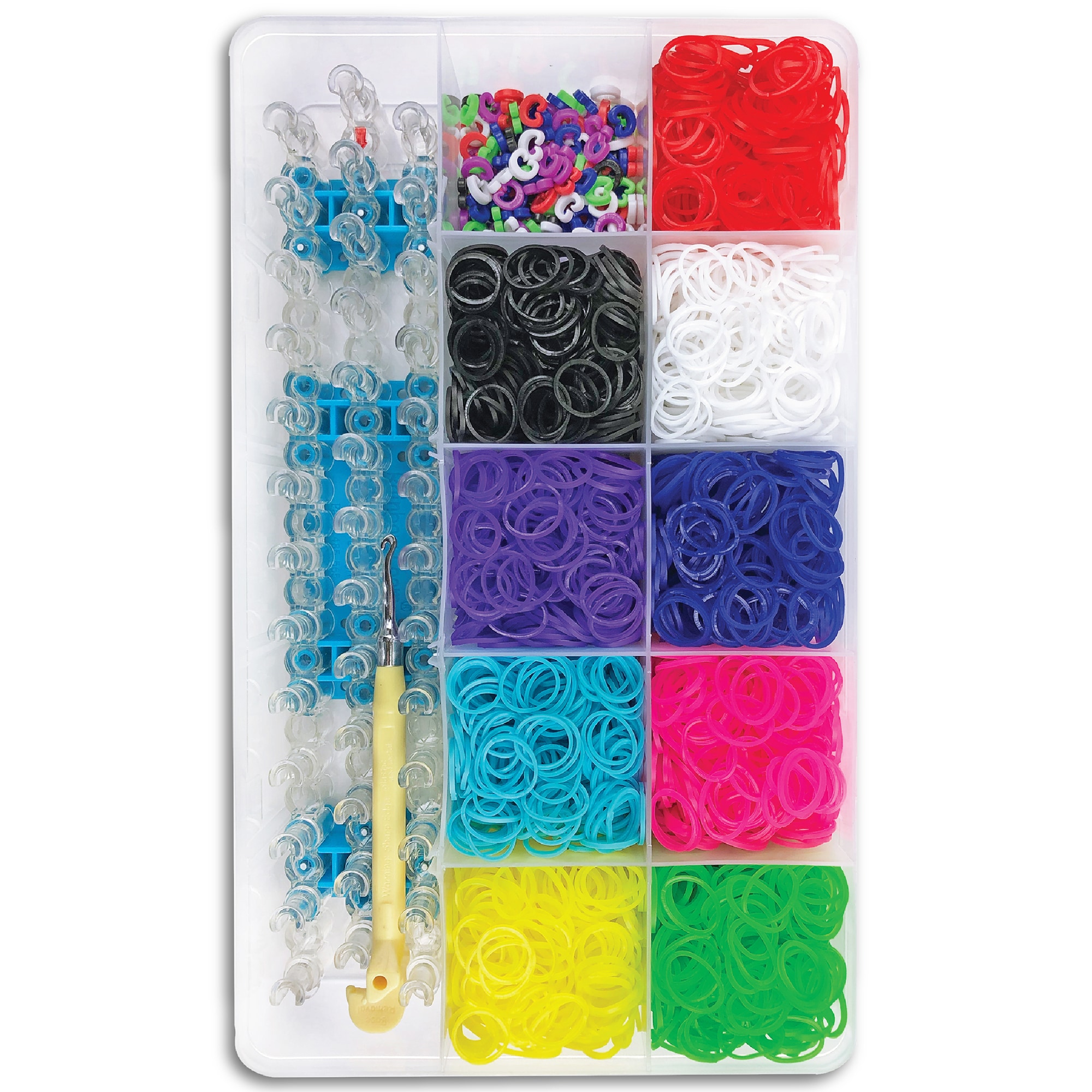 Rainbow Loom Authentic Bands - Create Endless Designs! (7+ Years, 5 Packs  of Latex-Free Bands, C-Clips, Bonus Metal Tip Hook) in the Kids Play Toys  department at