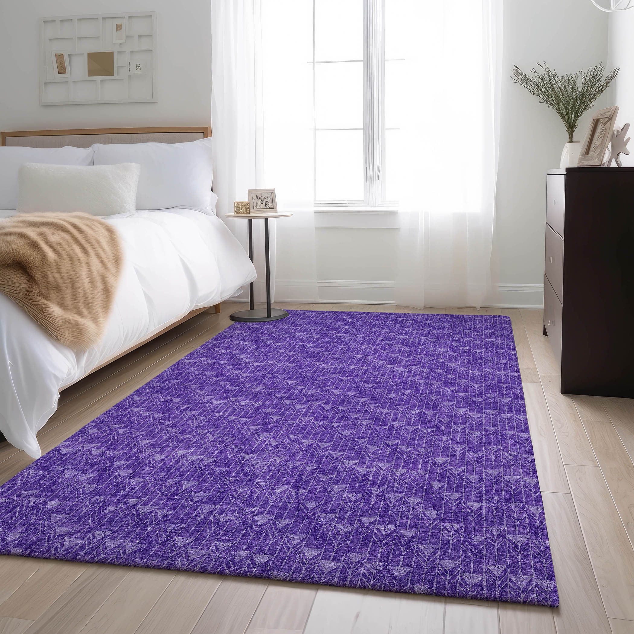 Addison Rugs AMF555GE20X30 Mayfield AMF555GE 2 x 3 (ft) Loomed Polyester Green Rectangular Indoor Geometric Machine washable Area rug