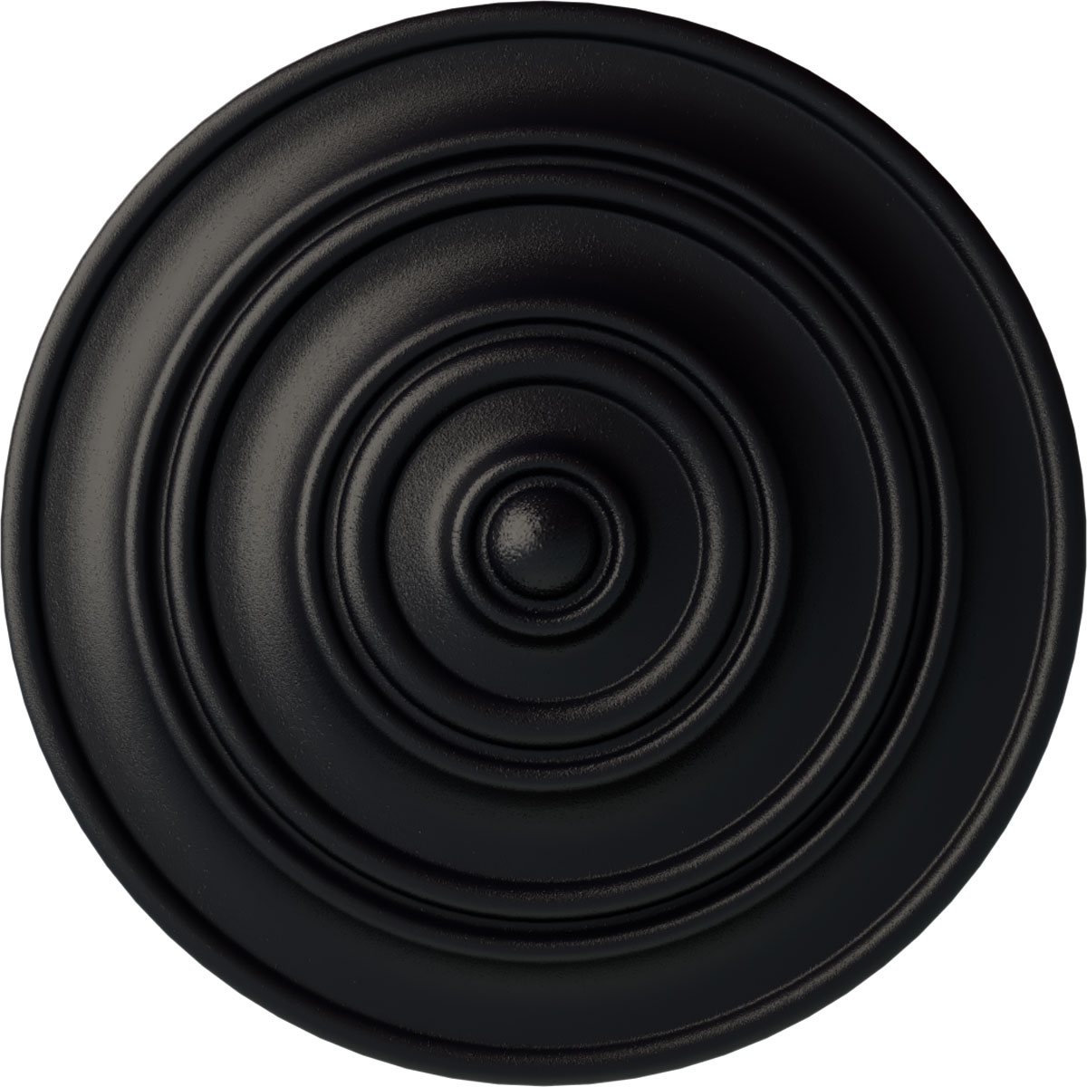 Ekena Millwork CM13CLSGS Classic 13.25-in W x 13.25-in L Painted Steel Gray Polyurethane Whole Ceiling Medallion