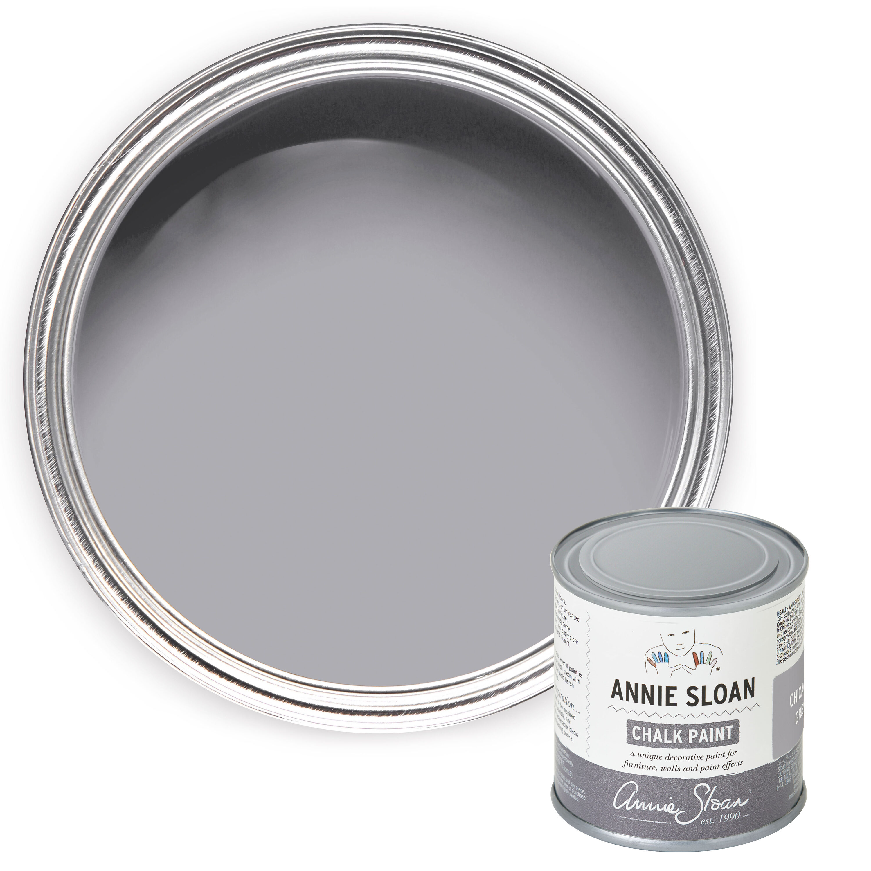 Annie Sloan P057CHG.1201.01 Flat Chicago Grey Chalky ( 4-fl oz )