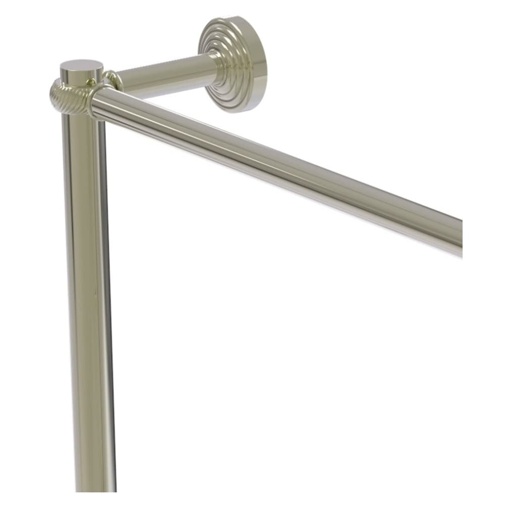 Allied Brass Waverly Place 12-in double Polished Brass Wall Mount Double  Towel Bar in the Towel Bars department at