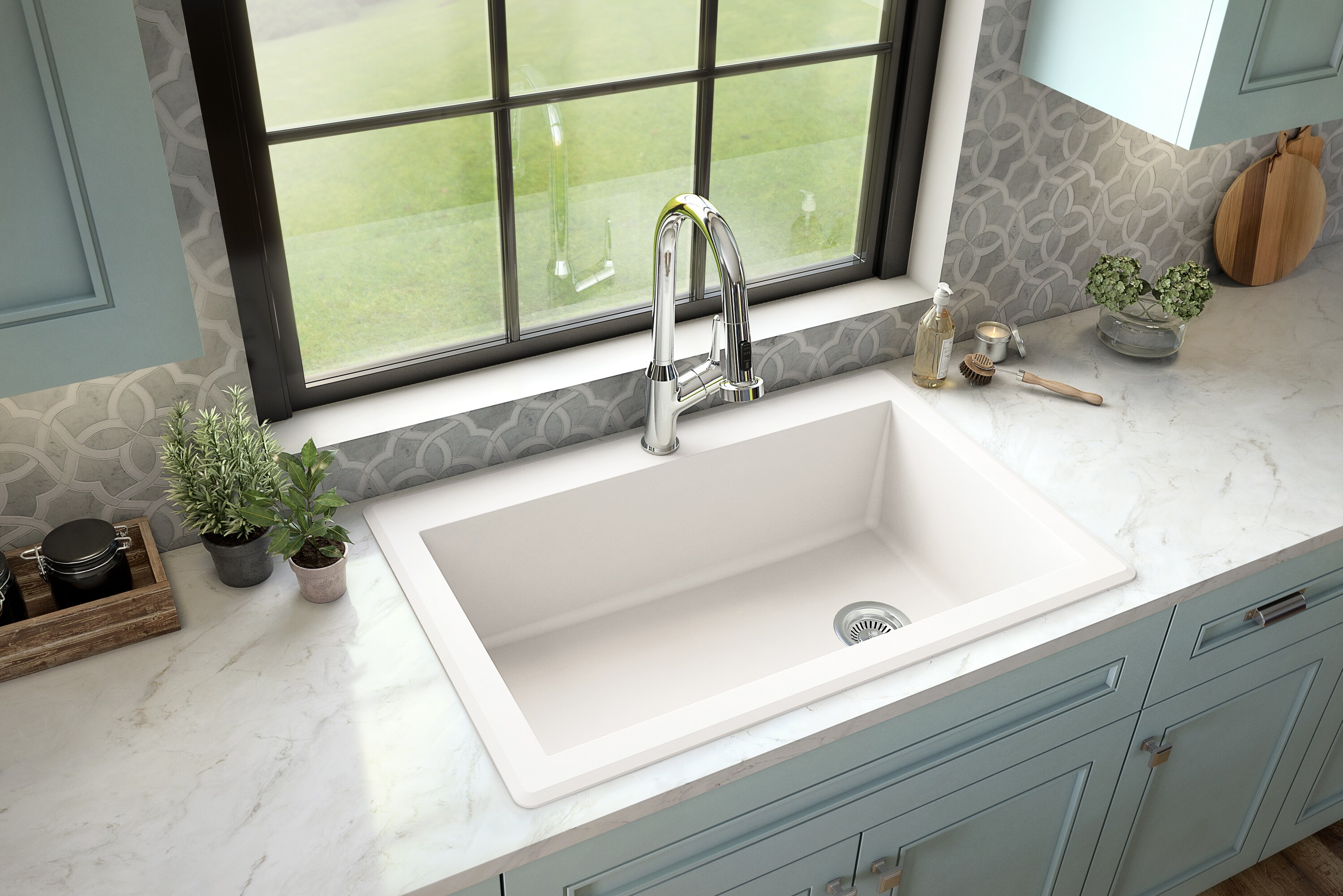 Karran QT-670-WH Kitchen-Sinks - View #4