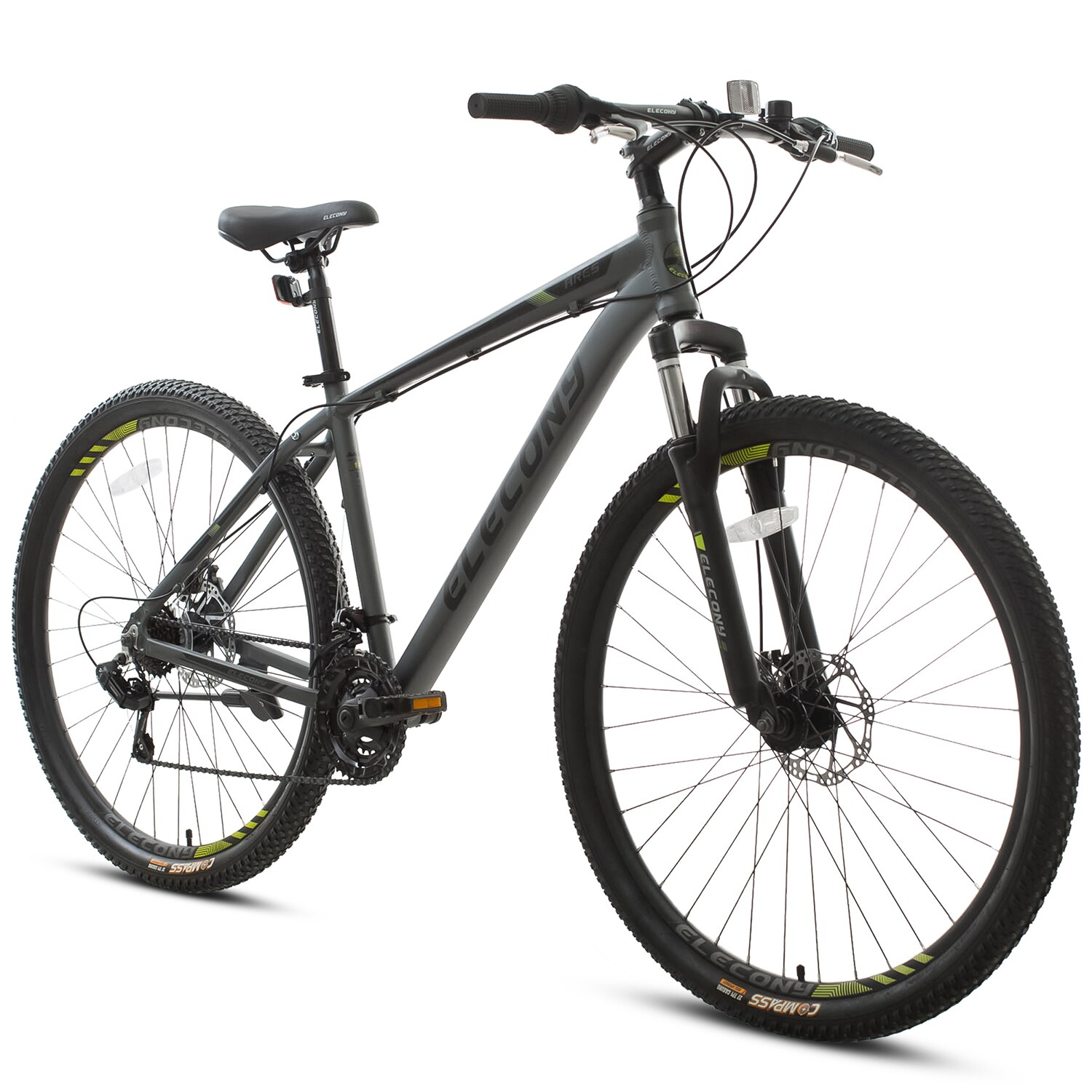 Bybafun 27.5-in Mountain Bike, Aluminum Frame, 21-Speed, Disc Brakes ...