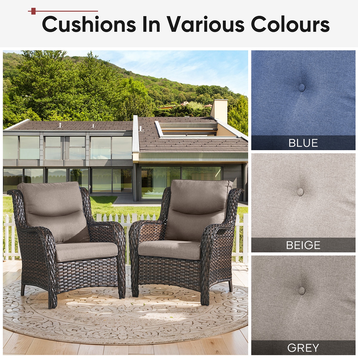 Rilyson FSZBDXL006-3 Patio-Furniture-Cushions - View #9