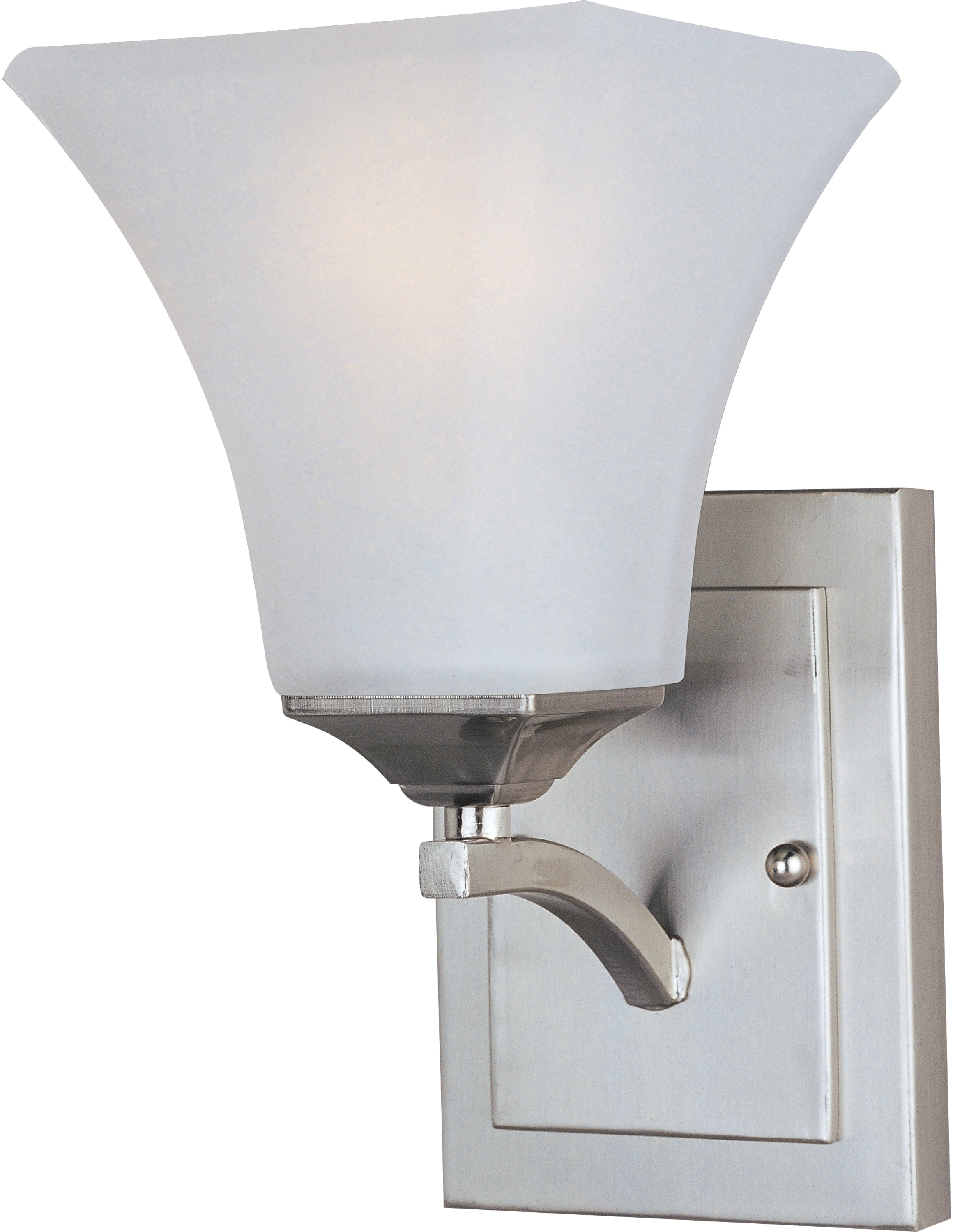 Maxim Lighting 20098FTSN Aurora 5.5-in W 1 -Light Satin Nickel Wall Sconce