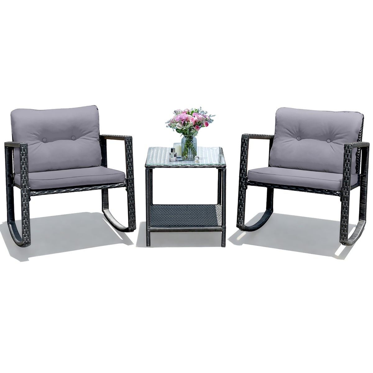Costway HW62861GR Patio-Conversation-Sets - View #2