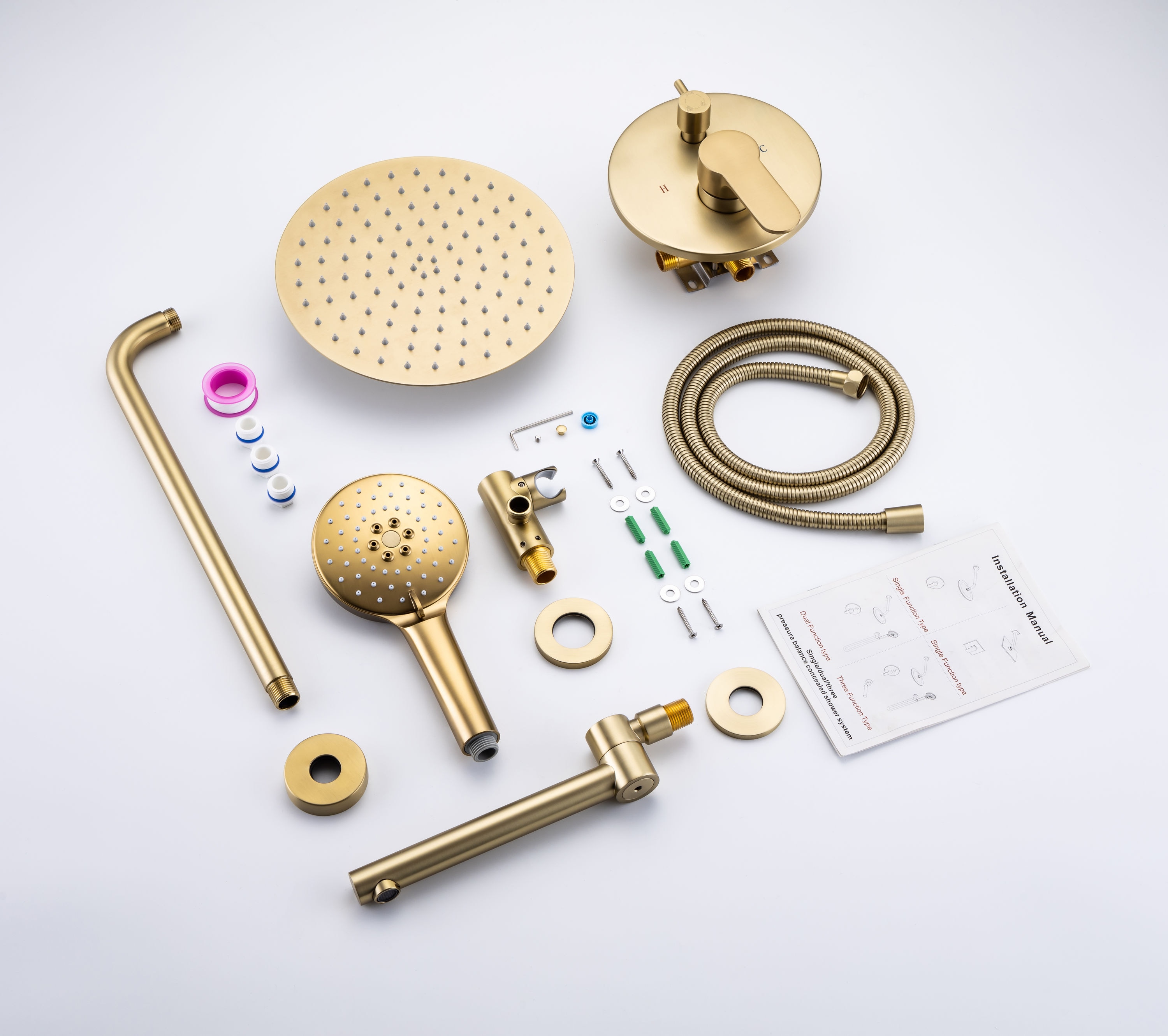 WELLFOR DB-03BF10BG Tub-Shower-Faucets - View #11