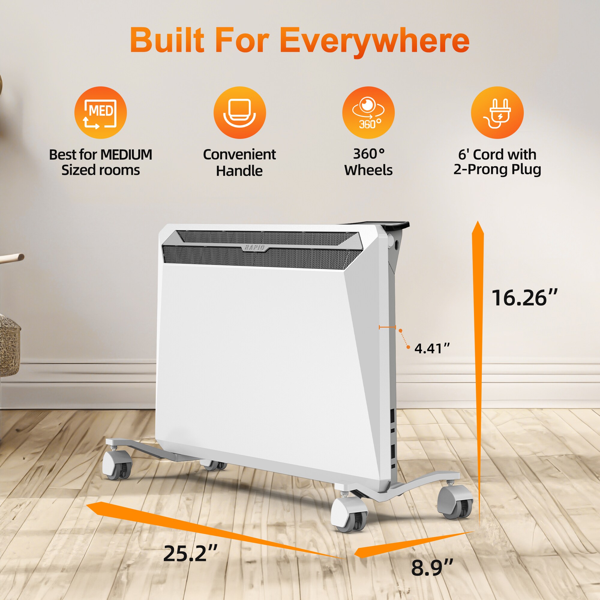 EdenDirect NCBK0408005 Portable-Electric-Heat - View #8