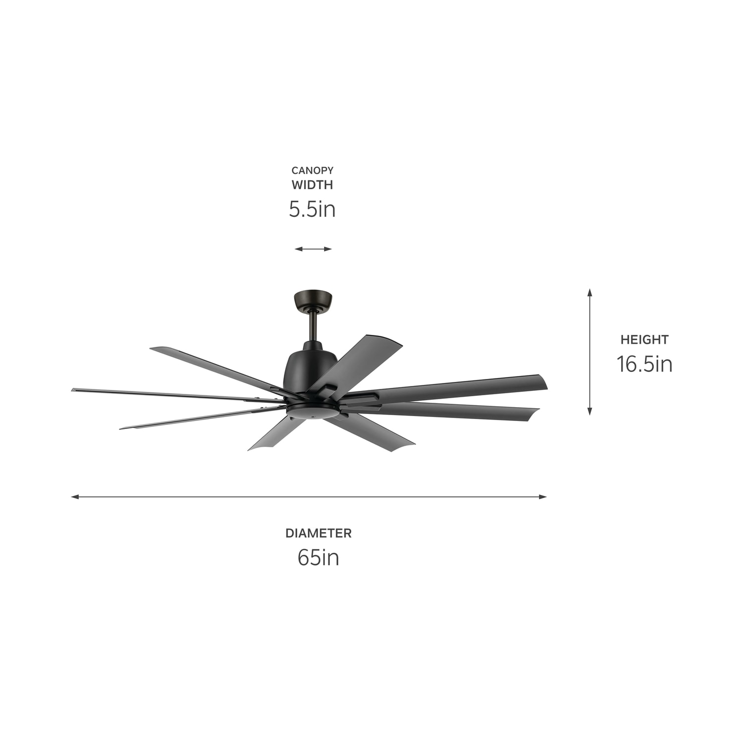 Kichler 310265SBK Ceiling-Fans - View #4