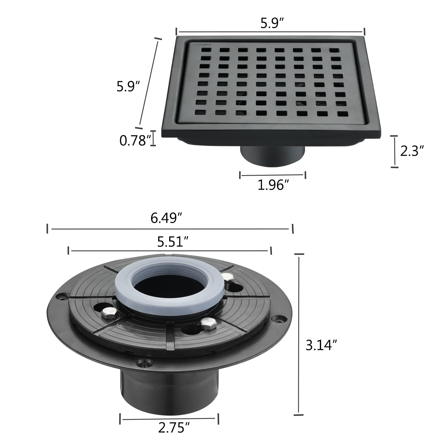 WELLFOR OB-L-98039Q Drains-Flanges - View #3