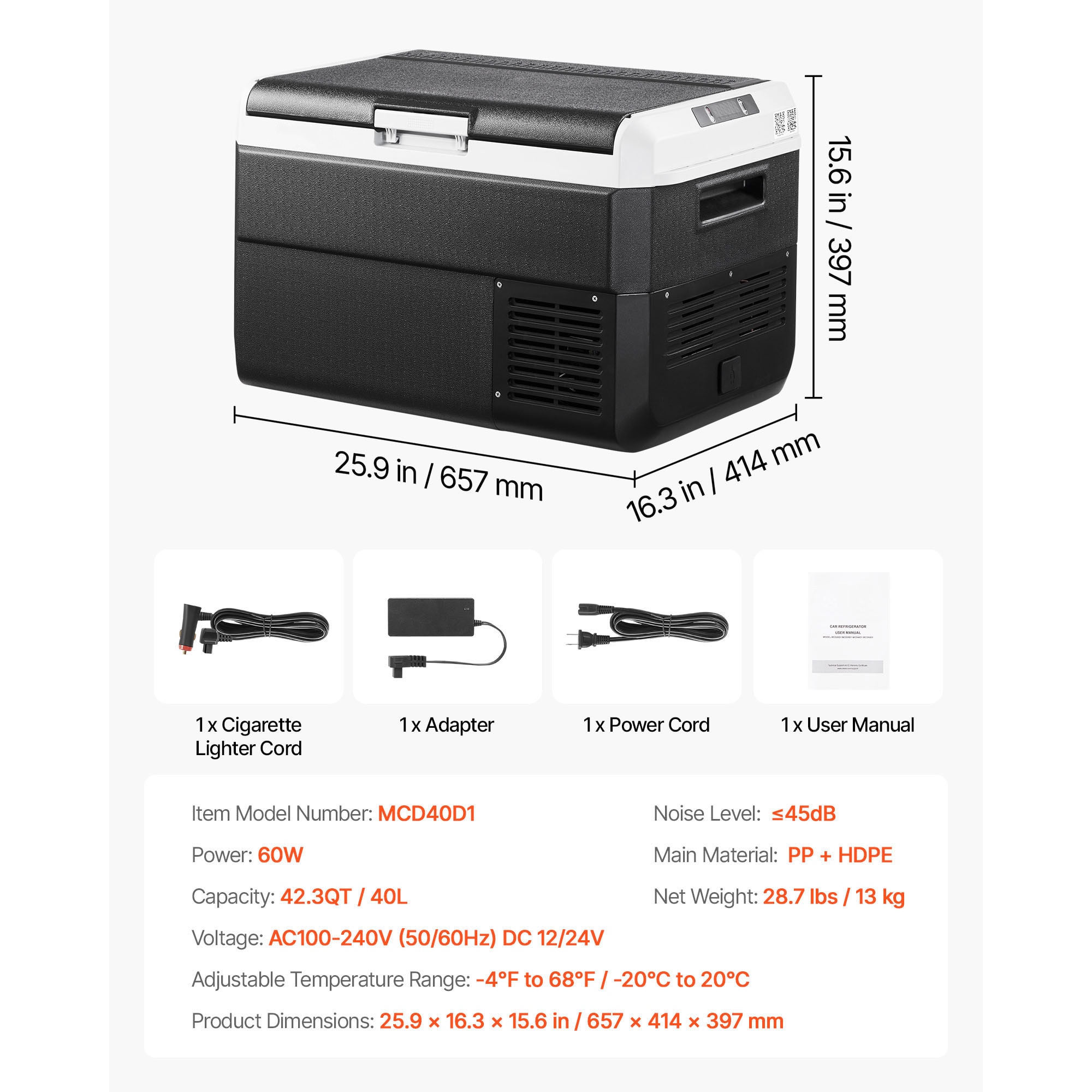 VEVOR SCWLCZBXX40L08132V1 m050210 - View #7