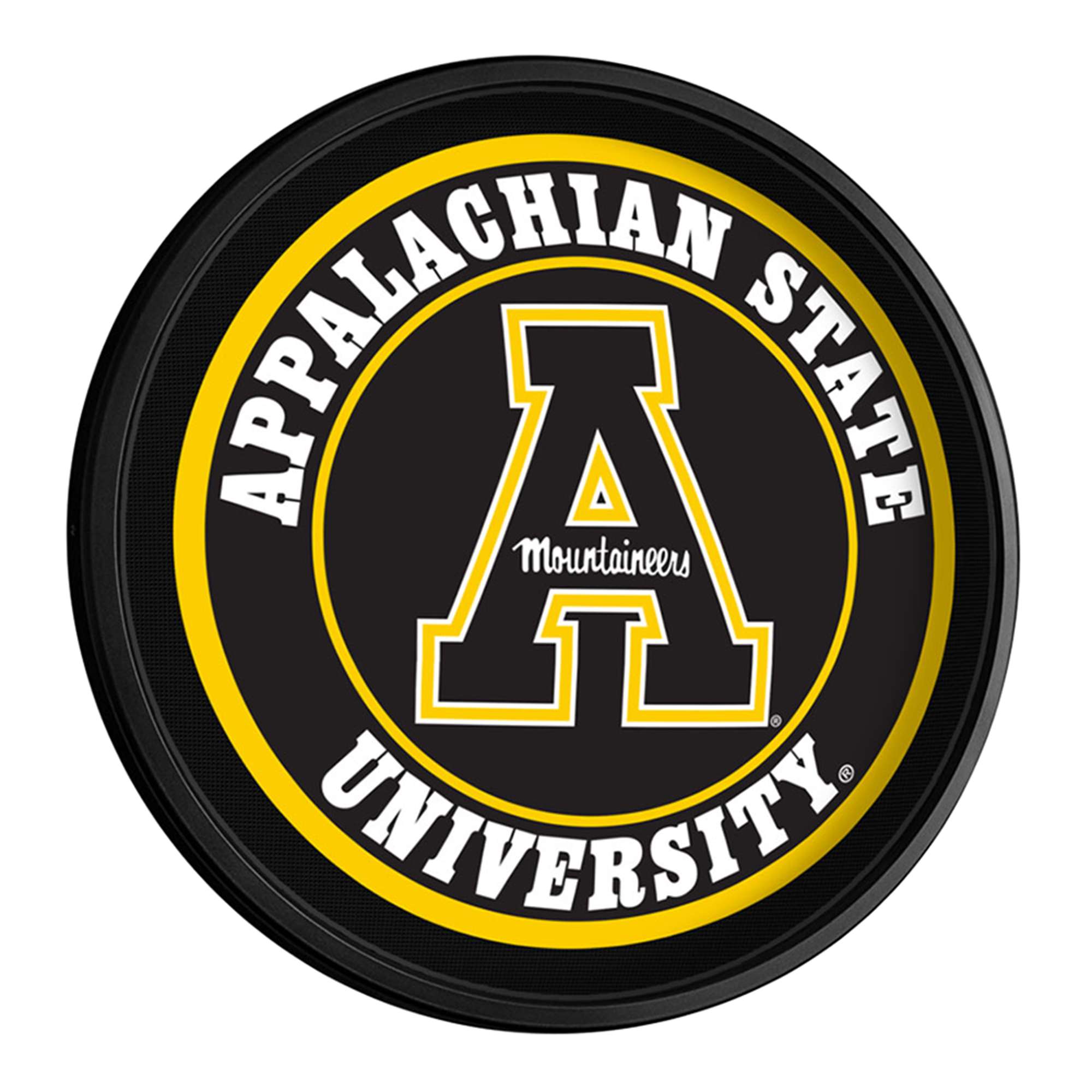 The Fan-Brand NCAPST-130-01 Appalachian State Mountaineers Slimline Wall Lights 18-in Constant LED Game room Lighted Sign