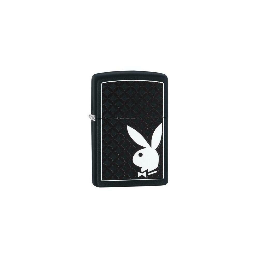 Playboy Black Pattern Windproof Lighter